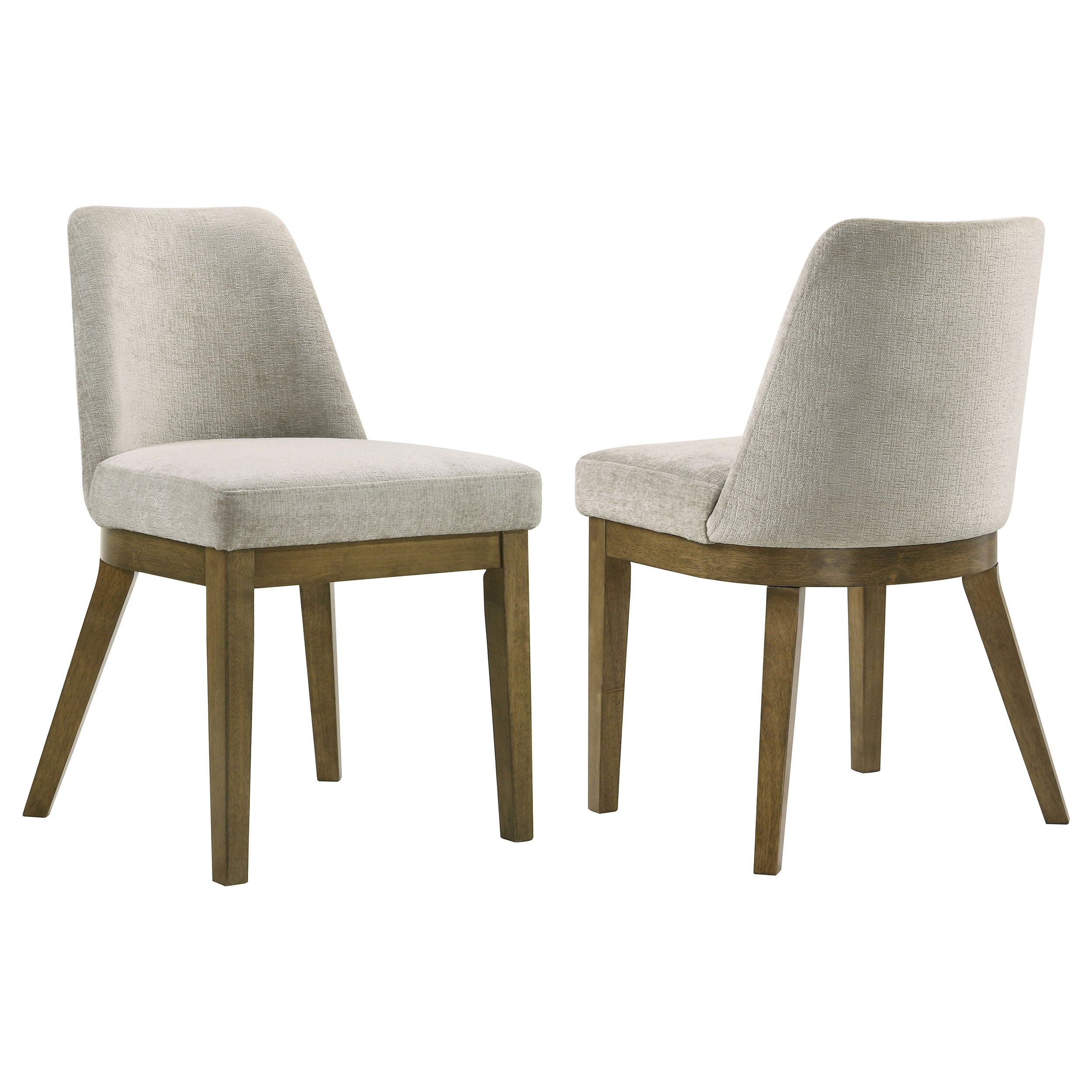 Castlewood Upholstered Side Chair Light Tan (Set of 2)-