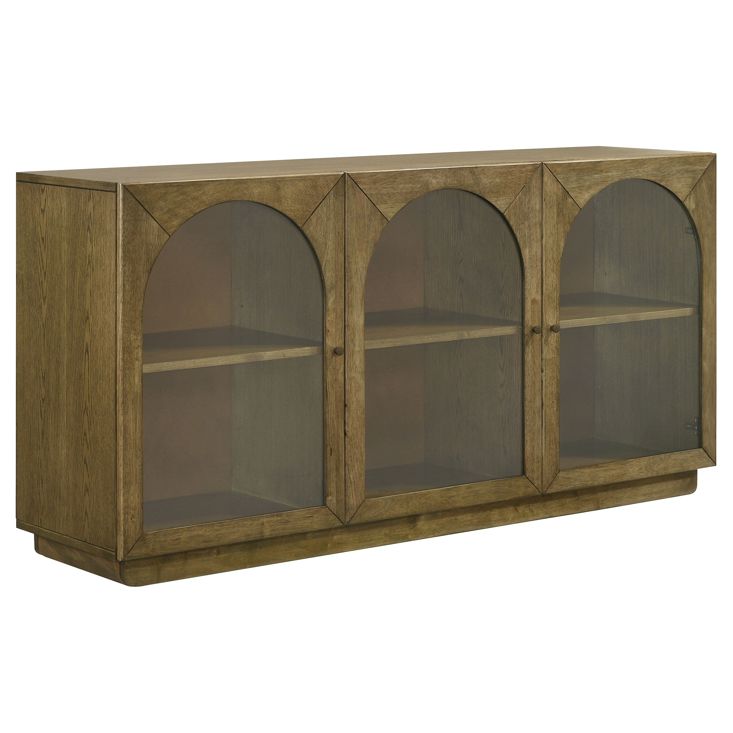 Castlewood 71-inch Dining Sideboard Buffet Server Brown Oak-