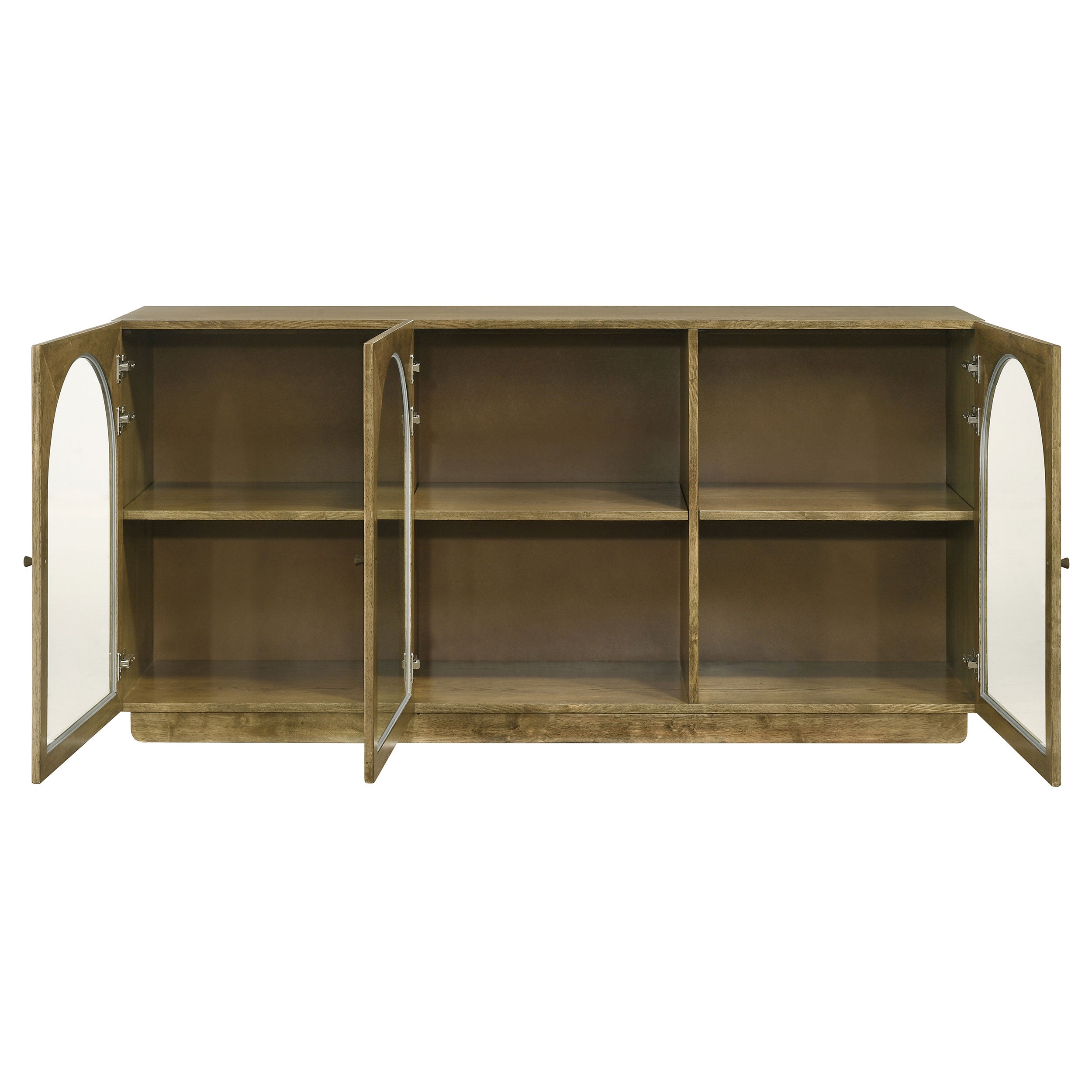 Castlewood 71-inch Dining Sideboard Buffet Server Brown Oak-