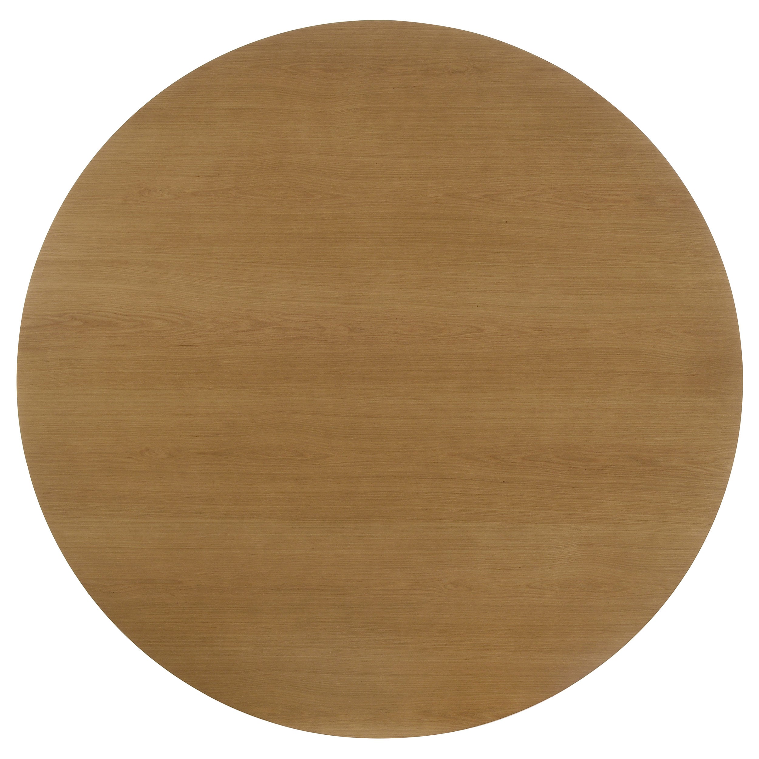 Hartville 60-inch Round Dining Table Natural Light Brown-