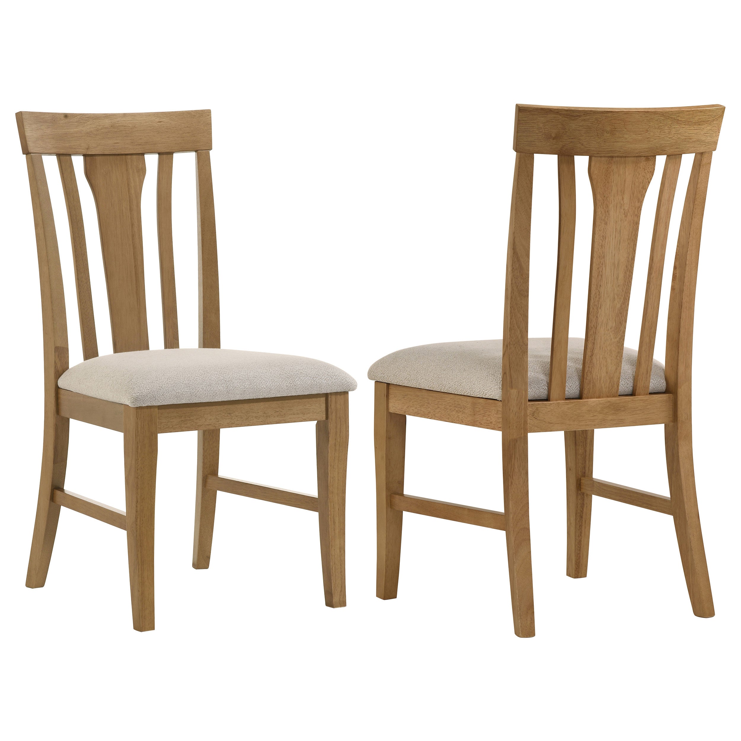 Hartville Dining Side Chair Natural Light Brown (Set of 2)-