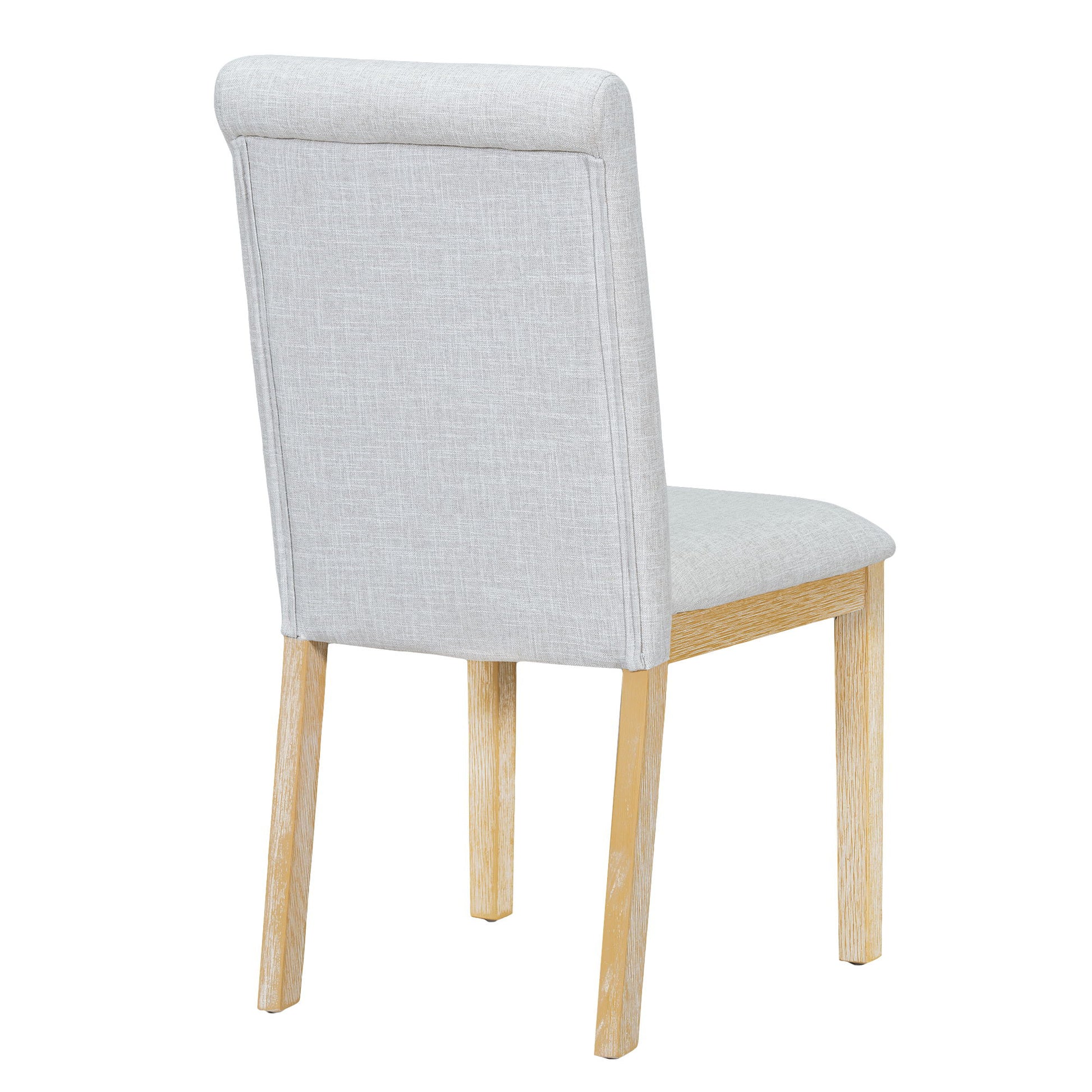 Topmax - 6 Piece Farmhouse Extendable Dining Table Set Trestle Kitchen Table Set With Removable Leaf And Upholstered Dining Chair And Bench For Dining Room - Best Buy Furniture