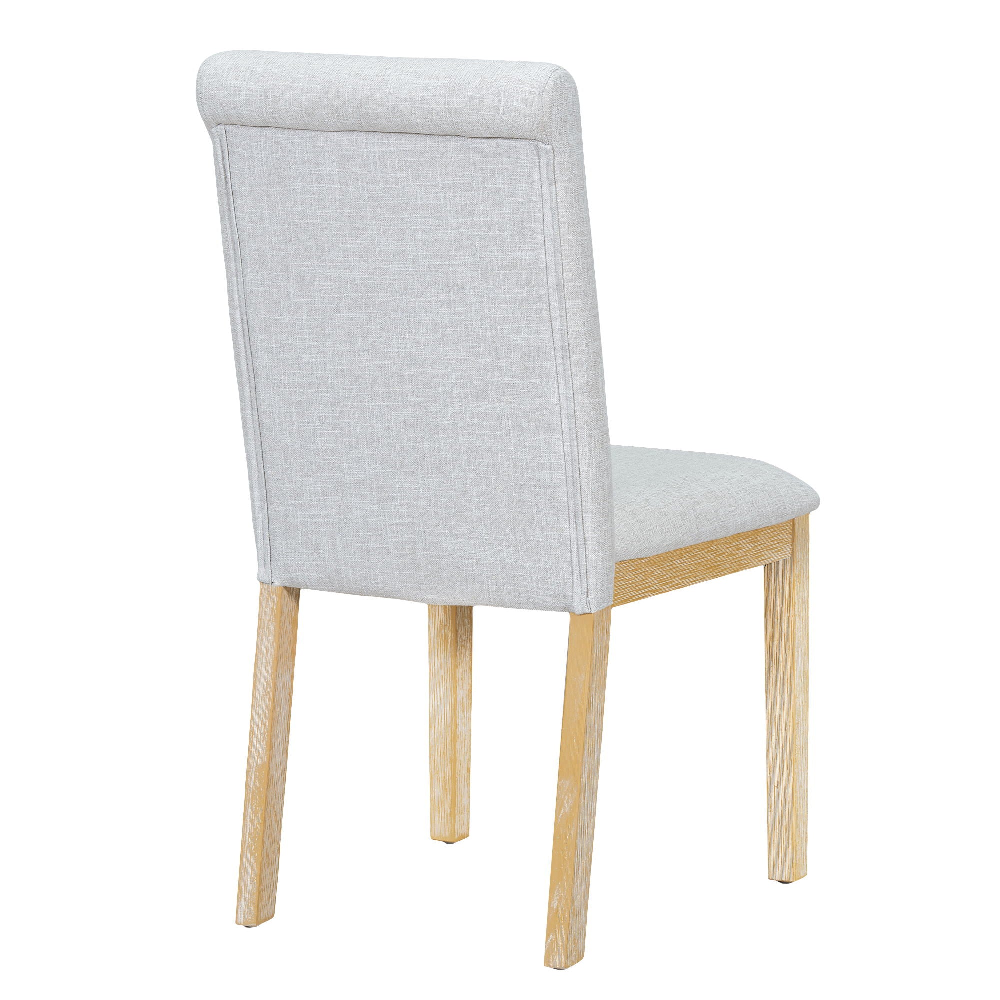 Topmax - 6 Piece Farmhouse Extendable Dining Table Set Trestle Kitchen Table Set With Removable Leaf And Upholstered Dining Chair And Bench For Dining Room - Best Buy Furniture