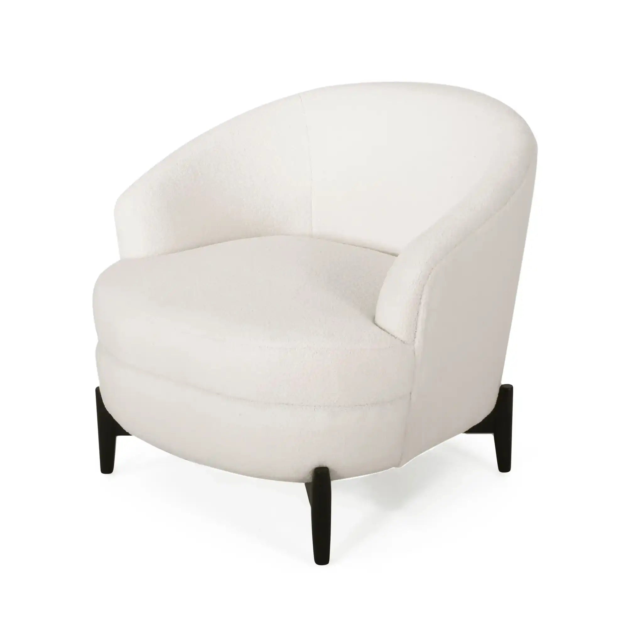 Elegant Barrel Style Club Chair