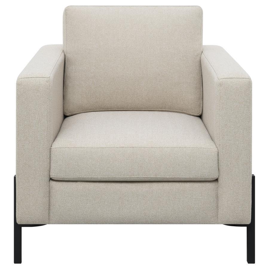 Tilly - Upholstered Track Arm Sofa Set