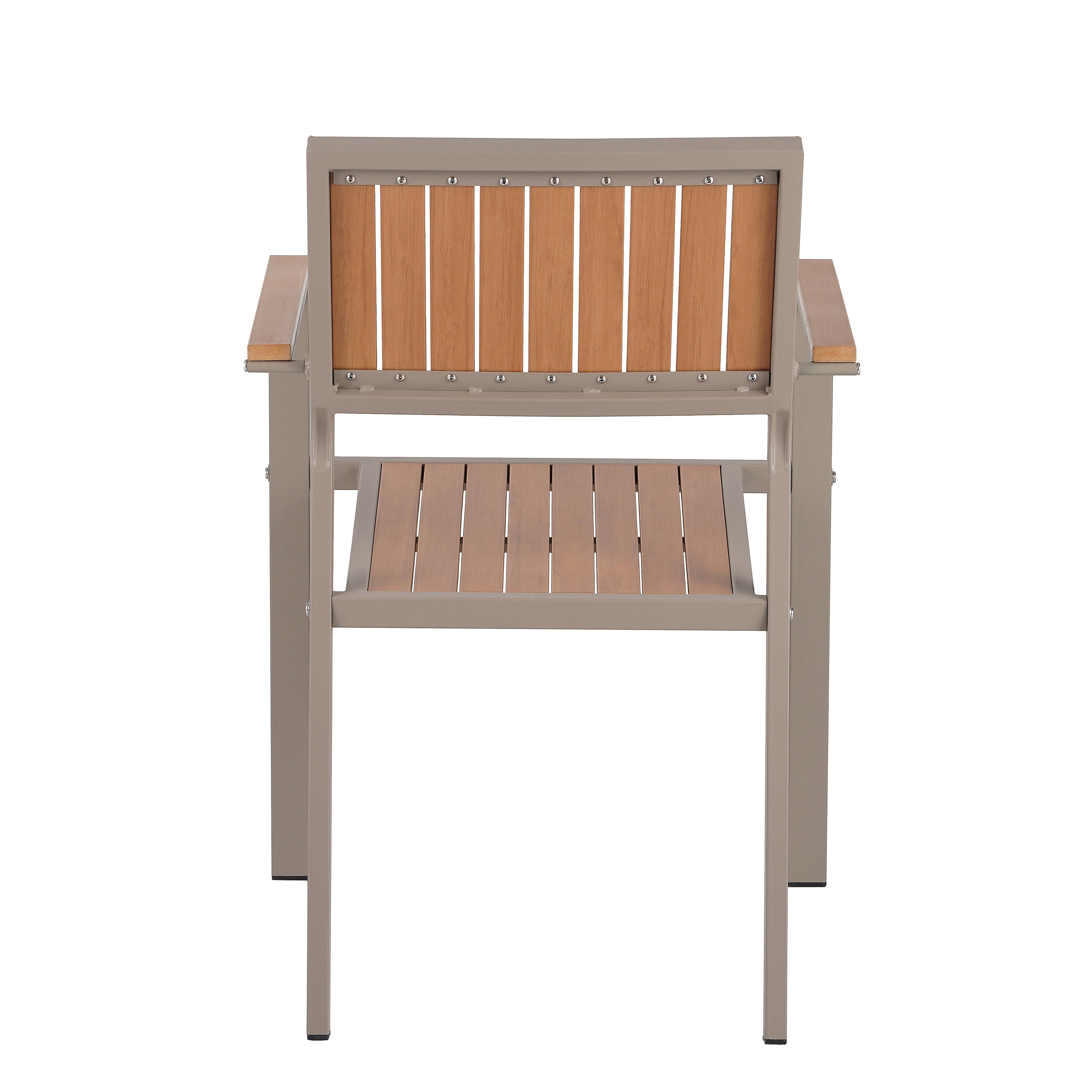 Flexible Outdoor Dining Set with Extendable Table and Six Chairs