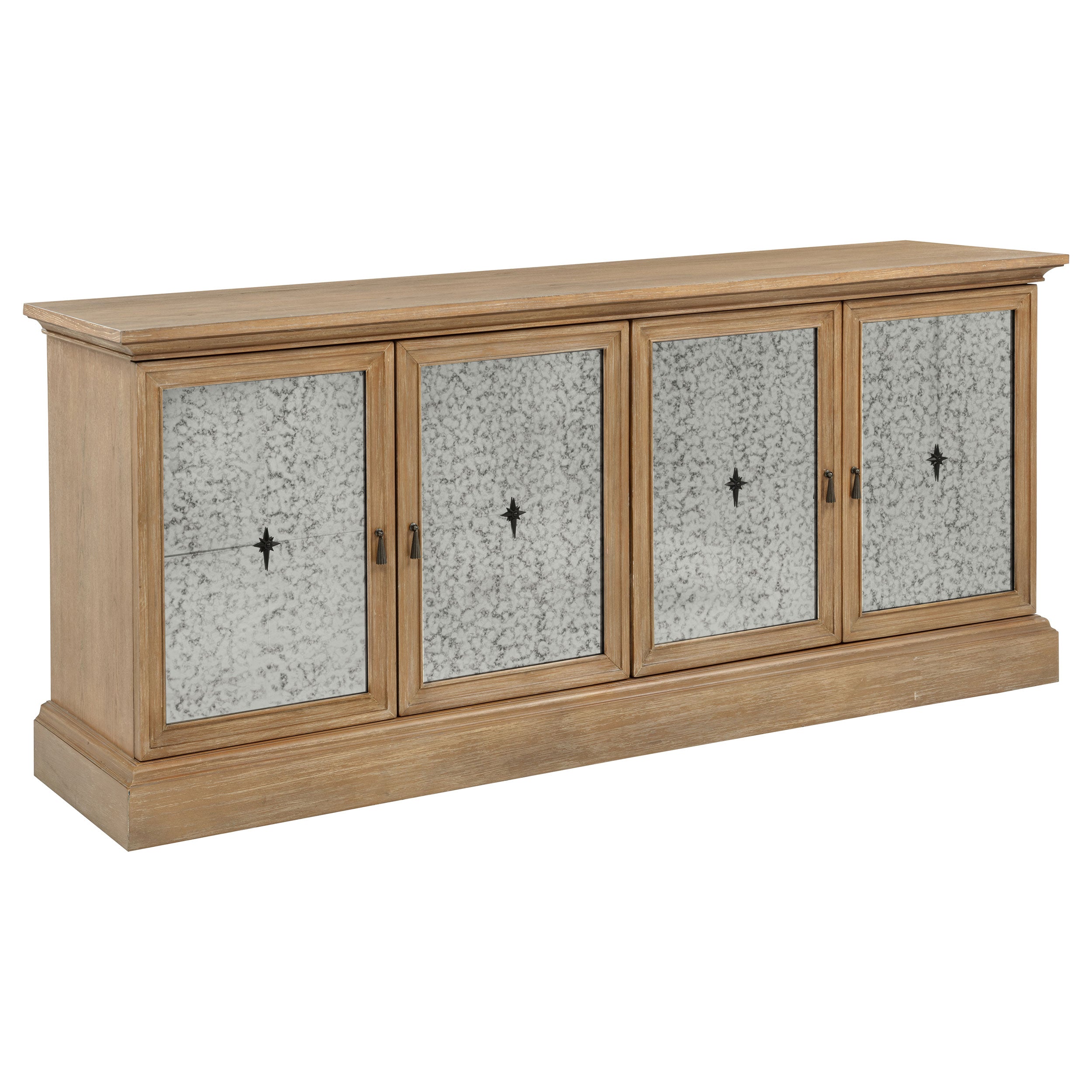 Brockway 4-door Dining Sideboard Buffet Cabinet Barley Brown-CoasterEssence