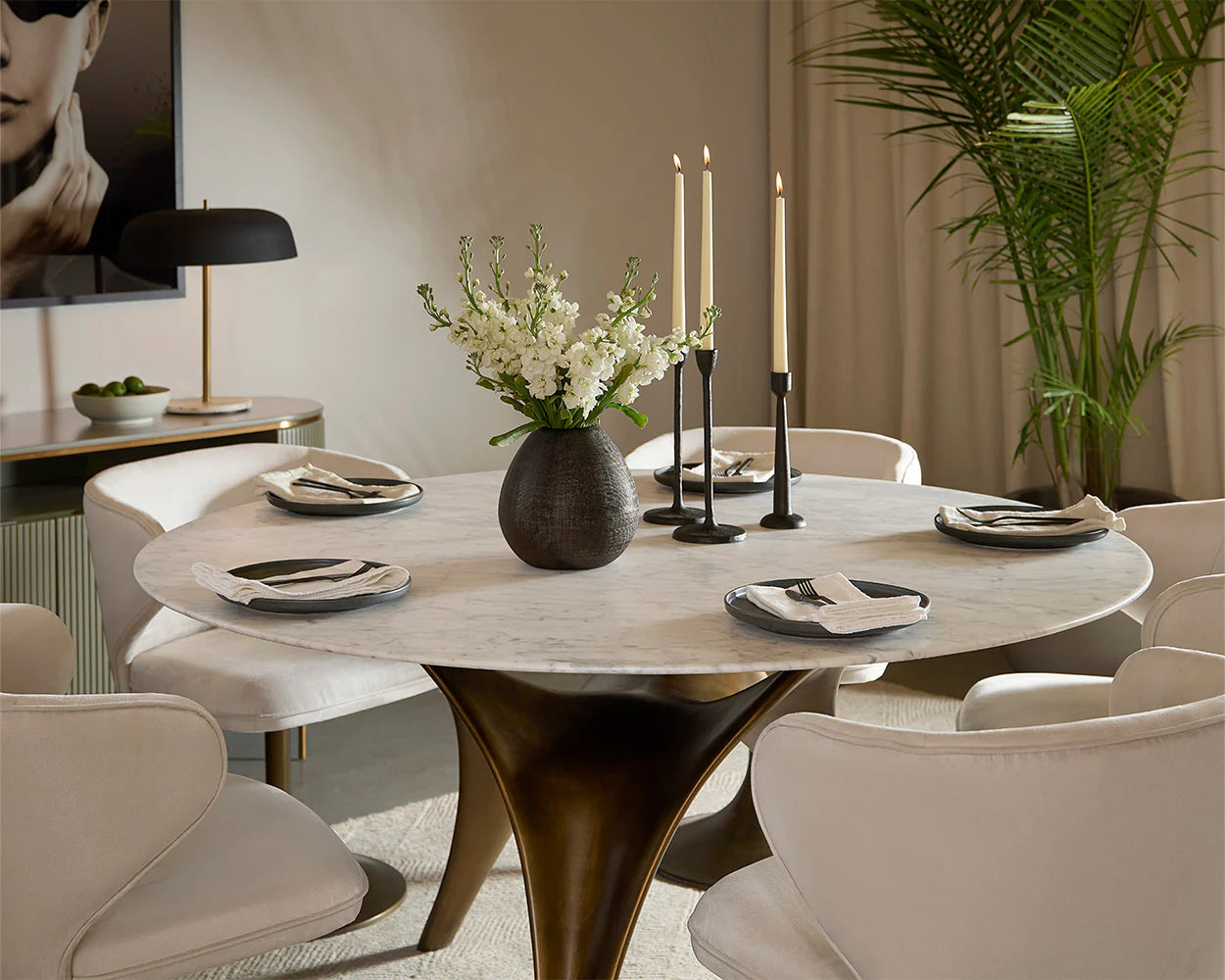 Sunpan Bijon Dining Table - 59"
