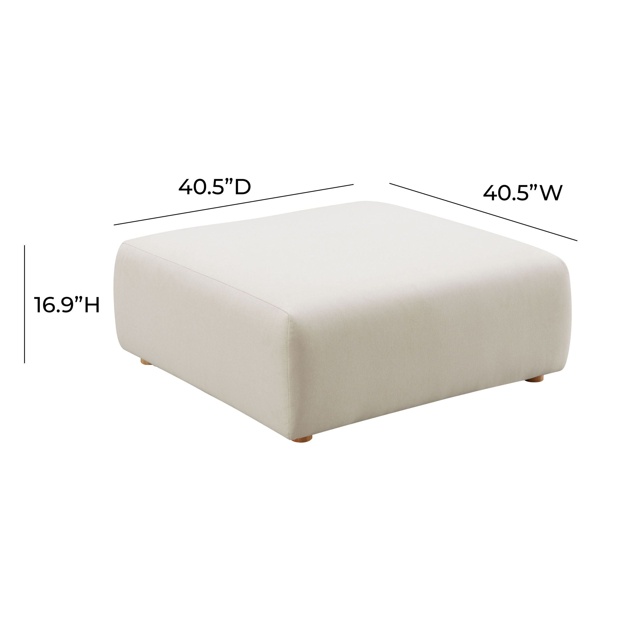 Hangover - Linen Ottoman - Cream