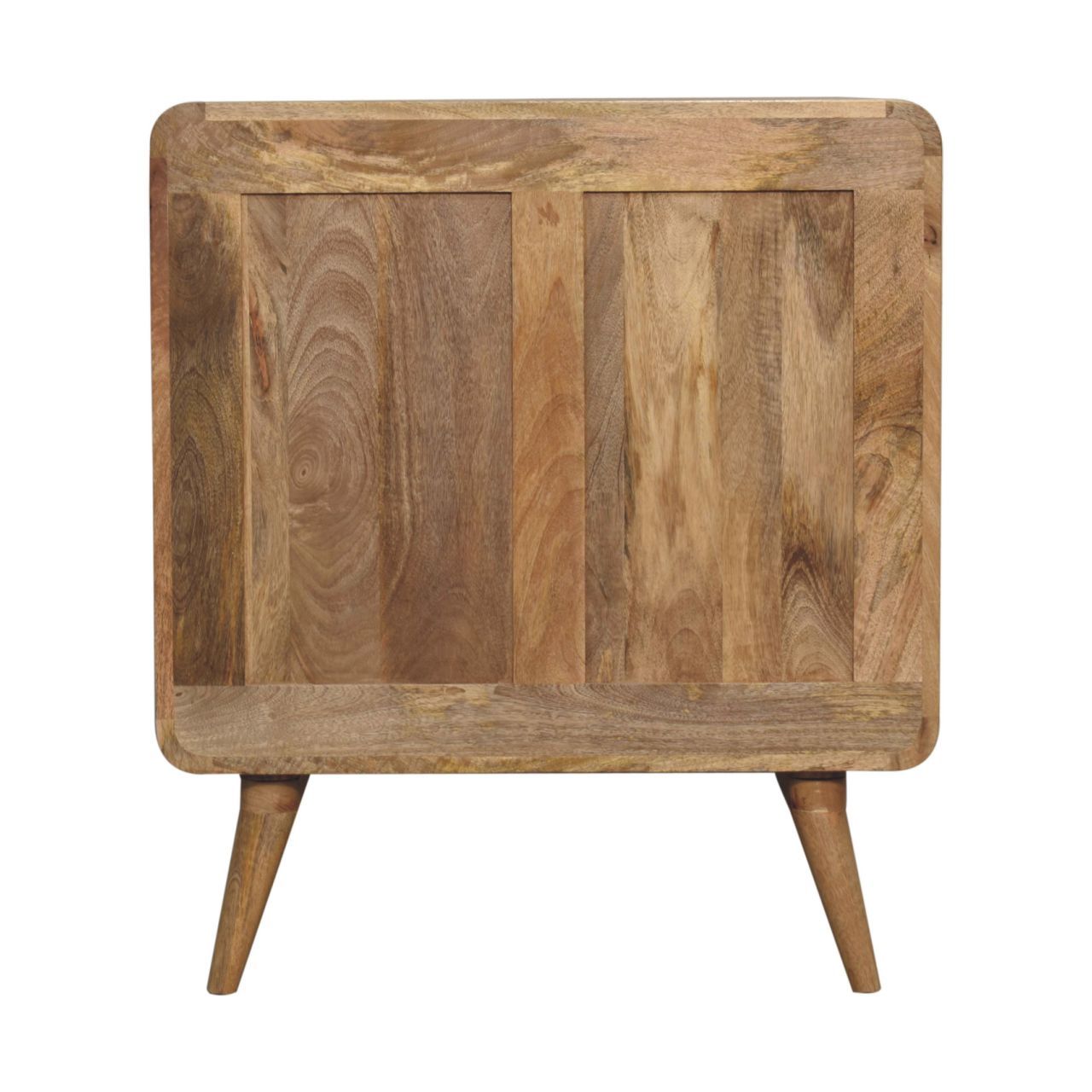 T Bar Ridged Cabinet - Brown