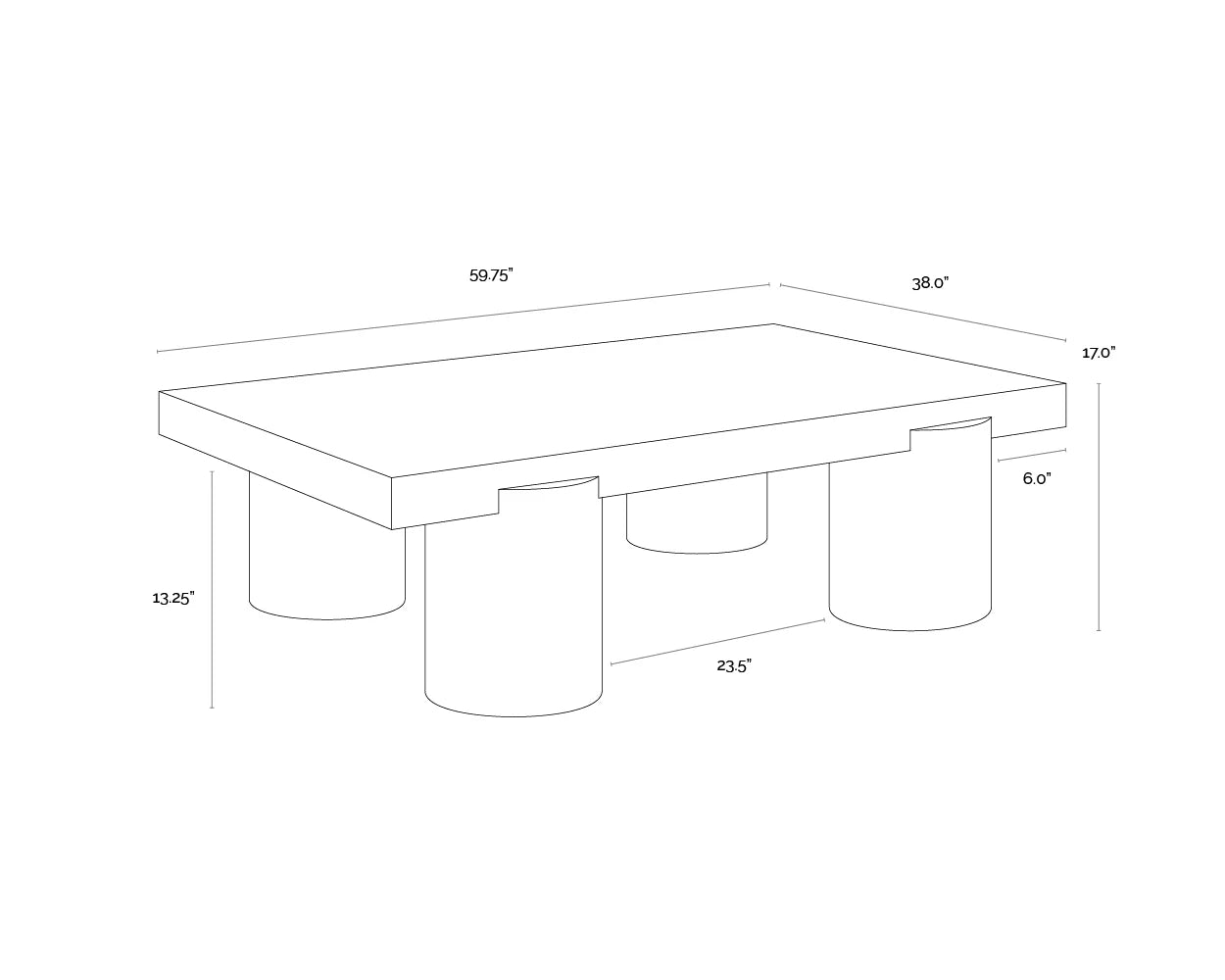 Sunpan Ardi Coffee Table - Best Buy Furniture