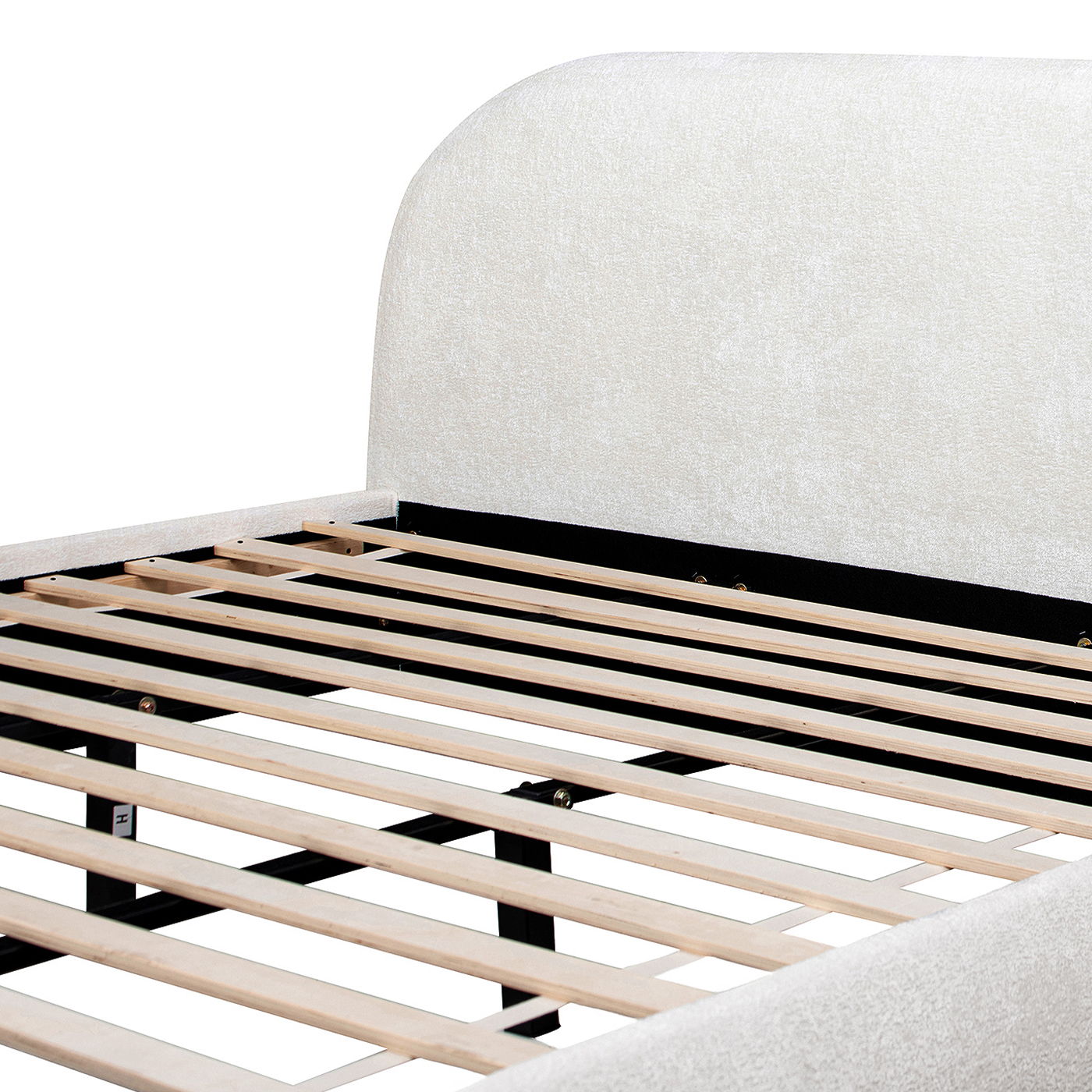 Archie Puffy Grounded - Upholstered Platform Bed