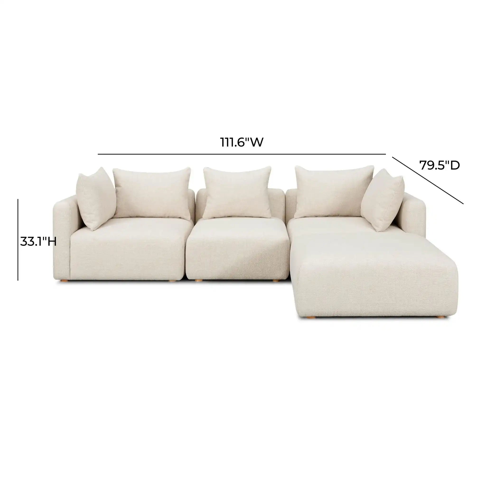 Hangover - 4-Piece Modular Sectional