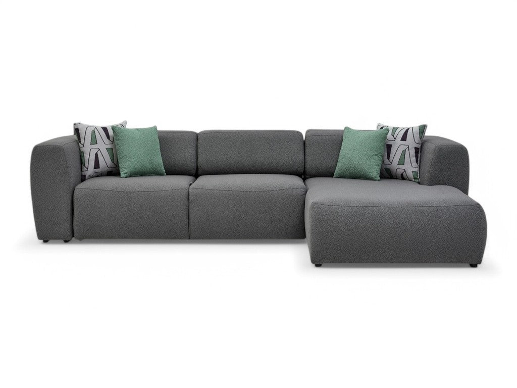 Picasso Convertible Sectional Grey RAF Bellona