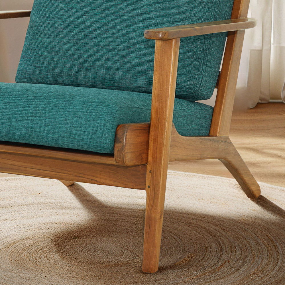 Connor - Modern Genuine Leather Lounge Chair
