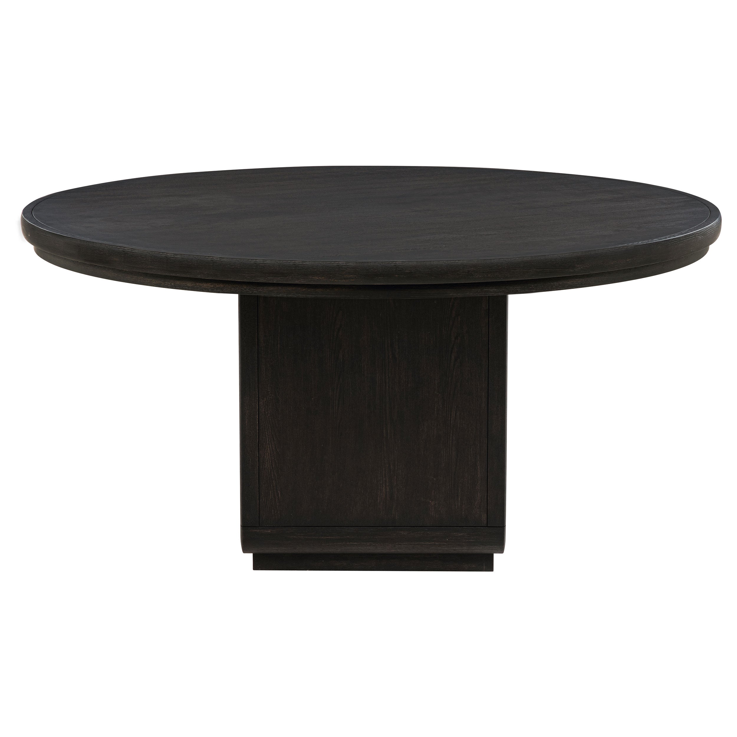 Leandro 60-inch Round Dining Table Burnished Black-