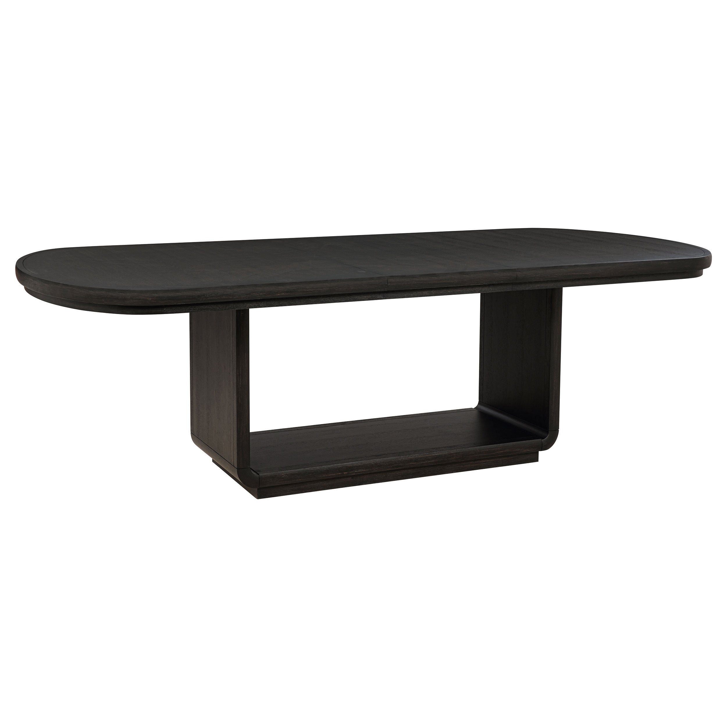 Leandro 78-inch Extension Dining Room Table Burnished Black-