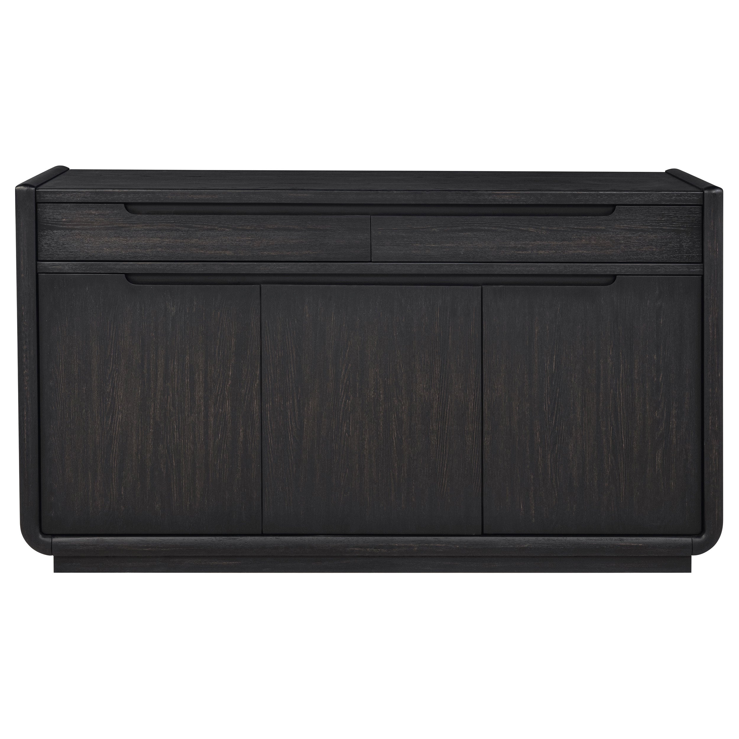 Leandro 2-drawer Dining Sideboard Server Burnished Black-