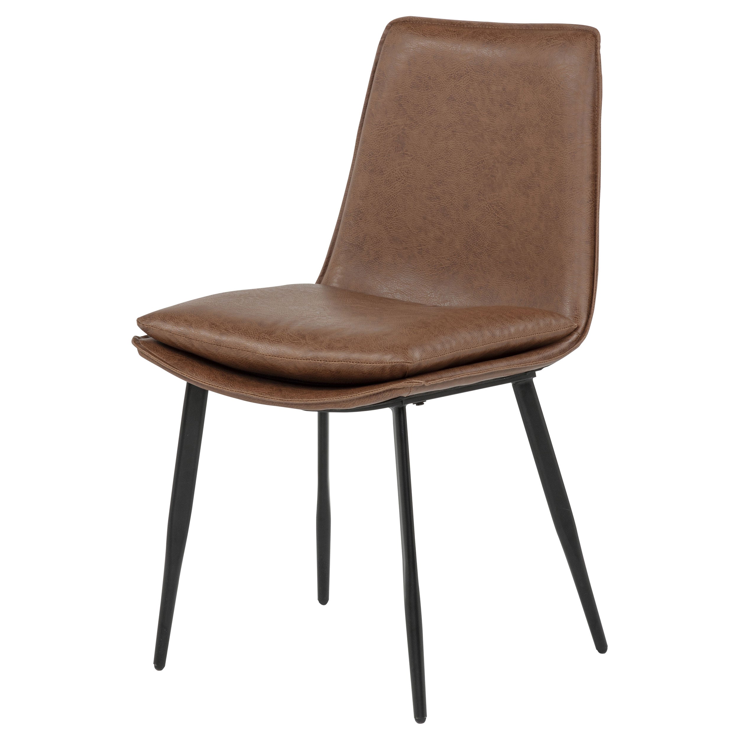 Ortega Upholstered Dining Side Chair Coffee (Set of 2)-