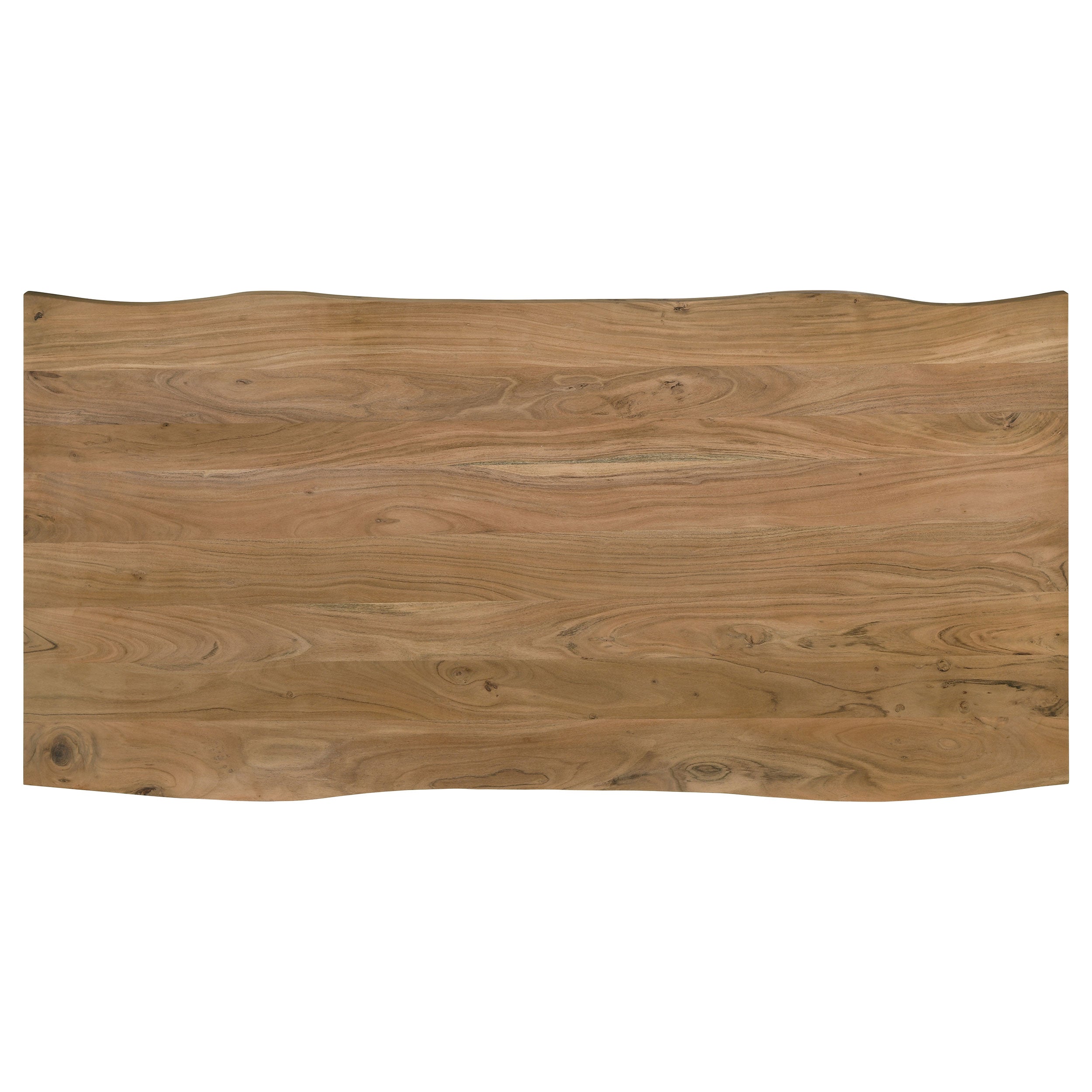 Bradshaw 80-inch Live Edge Wood Dining Table Natural Acacia-CoasterElevations