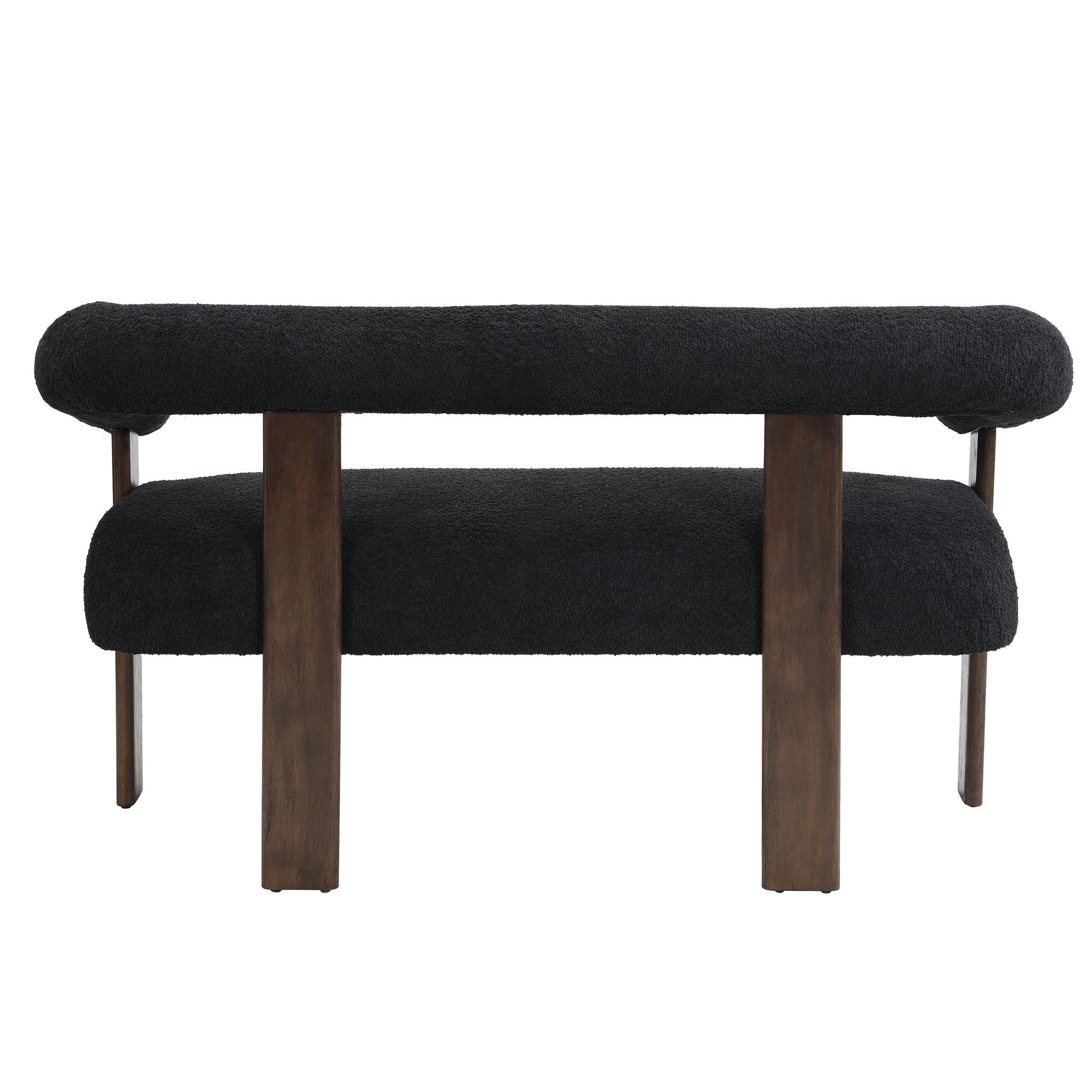 Modern Round Armrest Loveseat