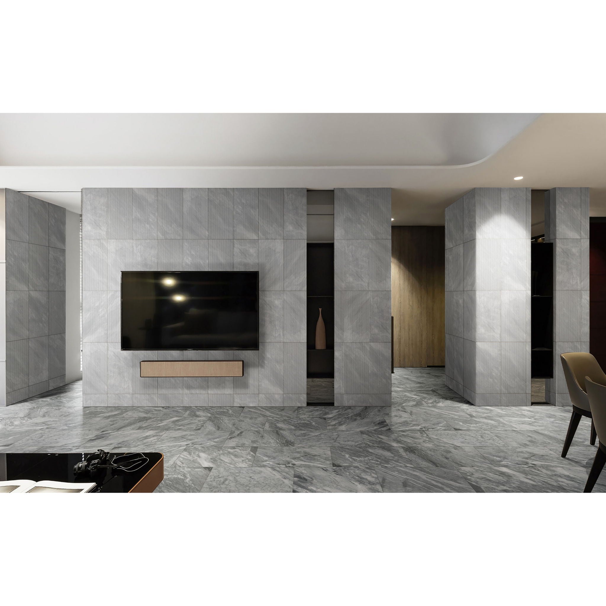 Natural Marble Polished Tile For Wall And Floor (Set of 4)