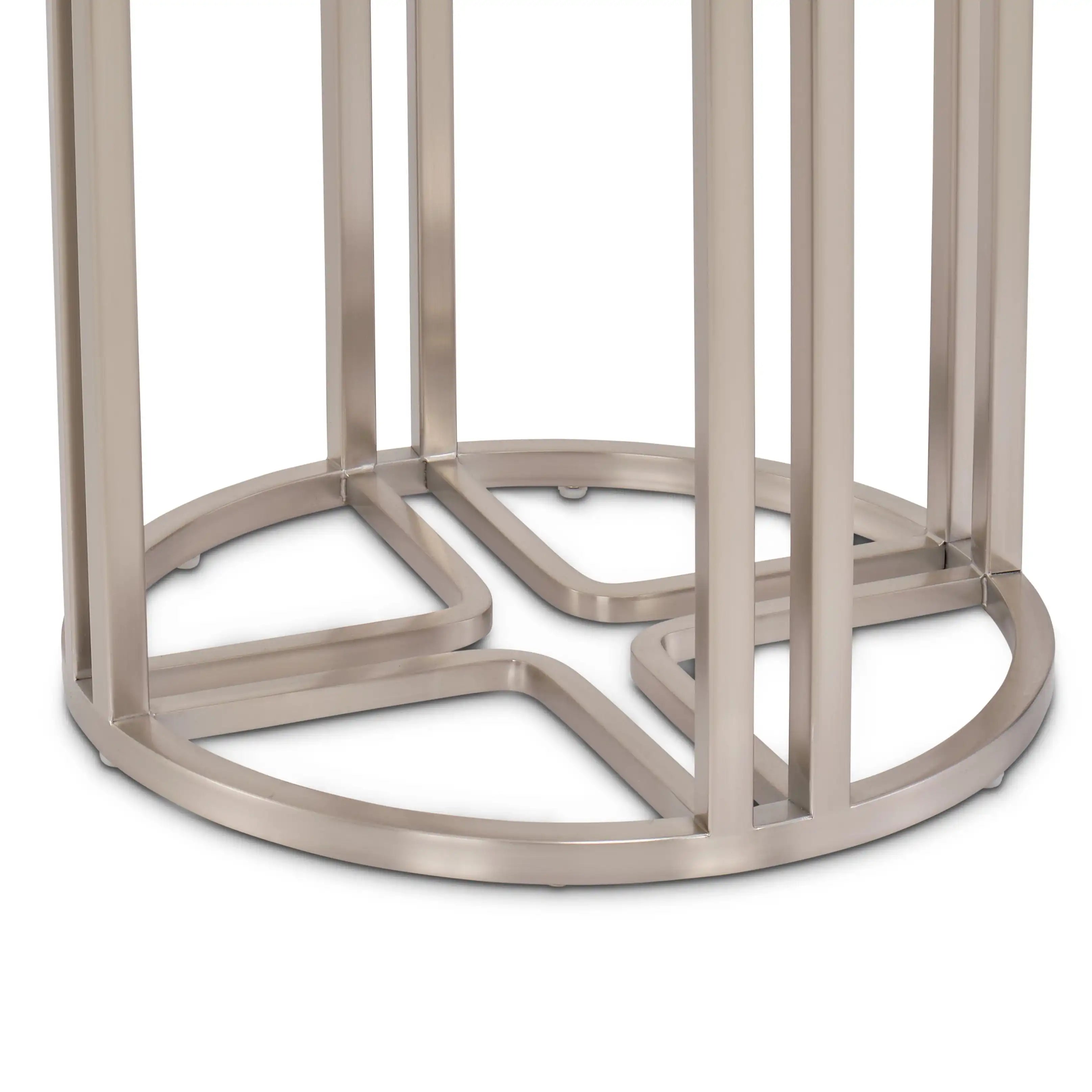 Lanterna - Chairside Table - Silver Mist