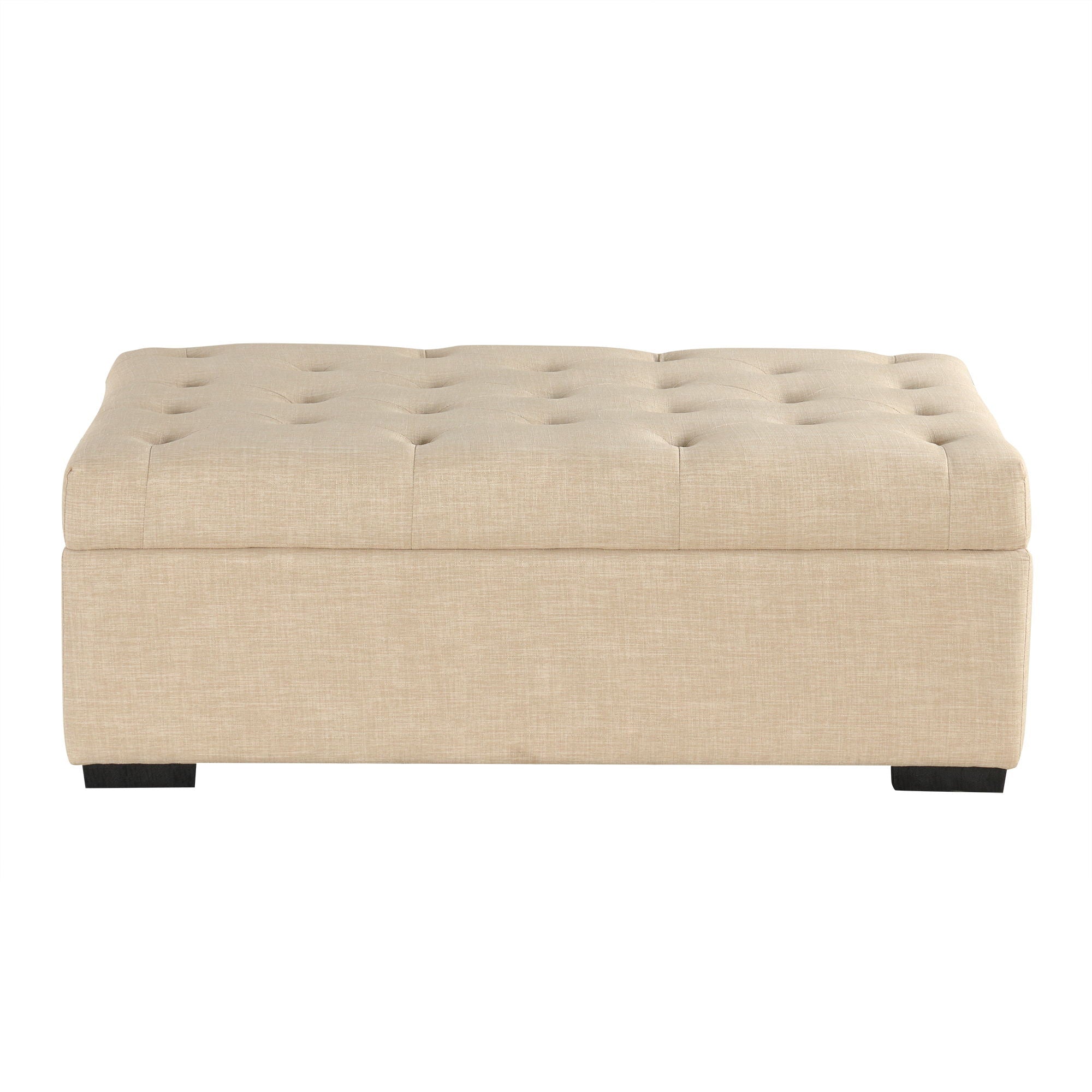 Convertible Folding Sofa Bed Ottoman With Memory Mattress And Tufted Design