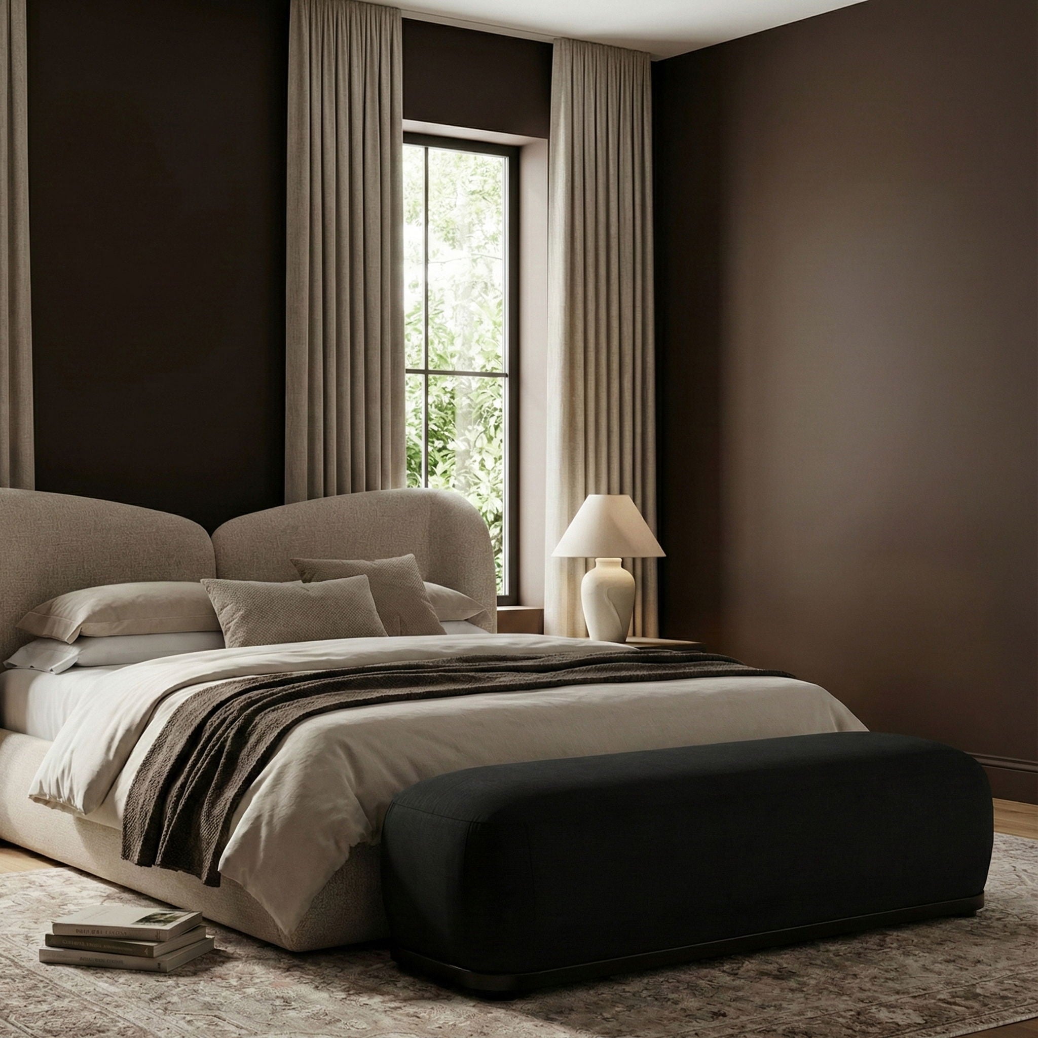 Calum - Bench - Black Frame