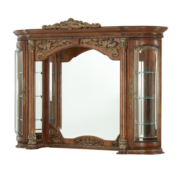 Villa Valencia - Dresser Mirror - Classic Chestnut - Best Buy Furniture