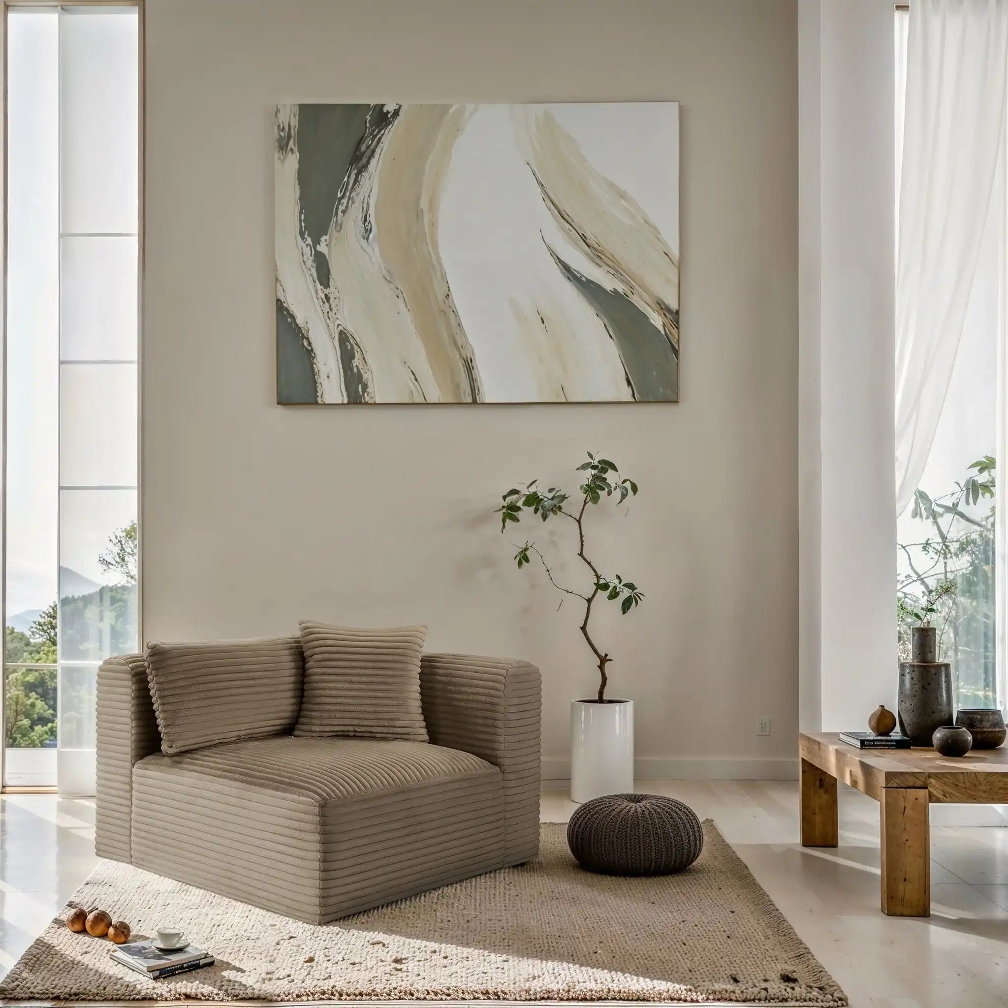 Shaggy - Fabric Corner Chair