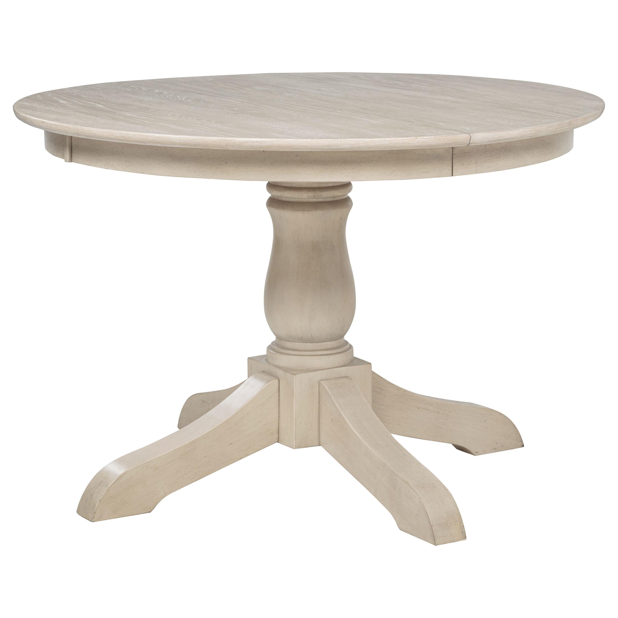 Orrison Oval 62-inch Wood Extension Leaf Dining Table Linen-