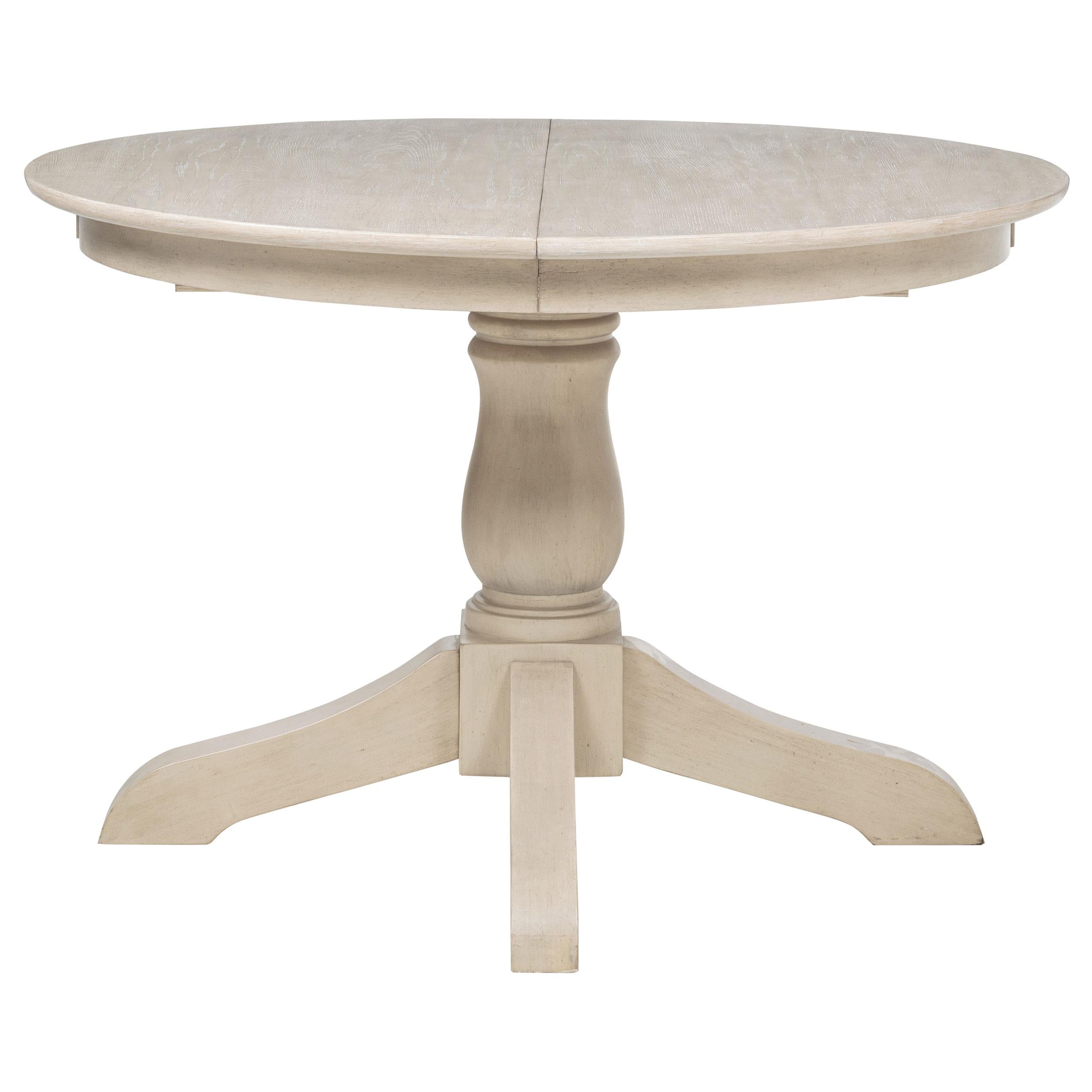 Orrison Oval 62-inch Wood Extension Leaf Dining Table Linen-