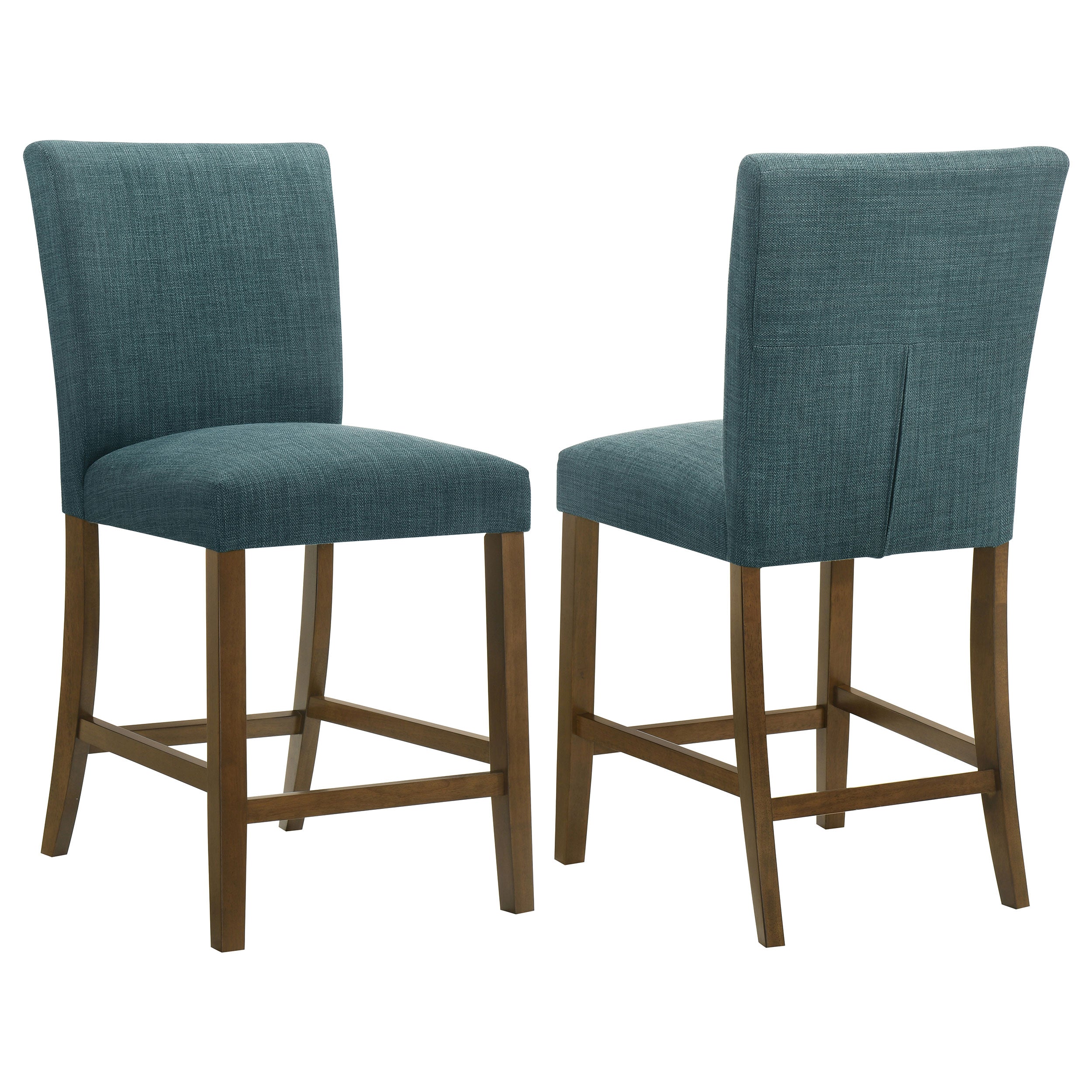 Paxton Upholstered Counter Height Dining Chair Teal Blue (Set of 2)-
