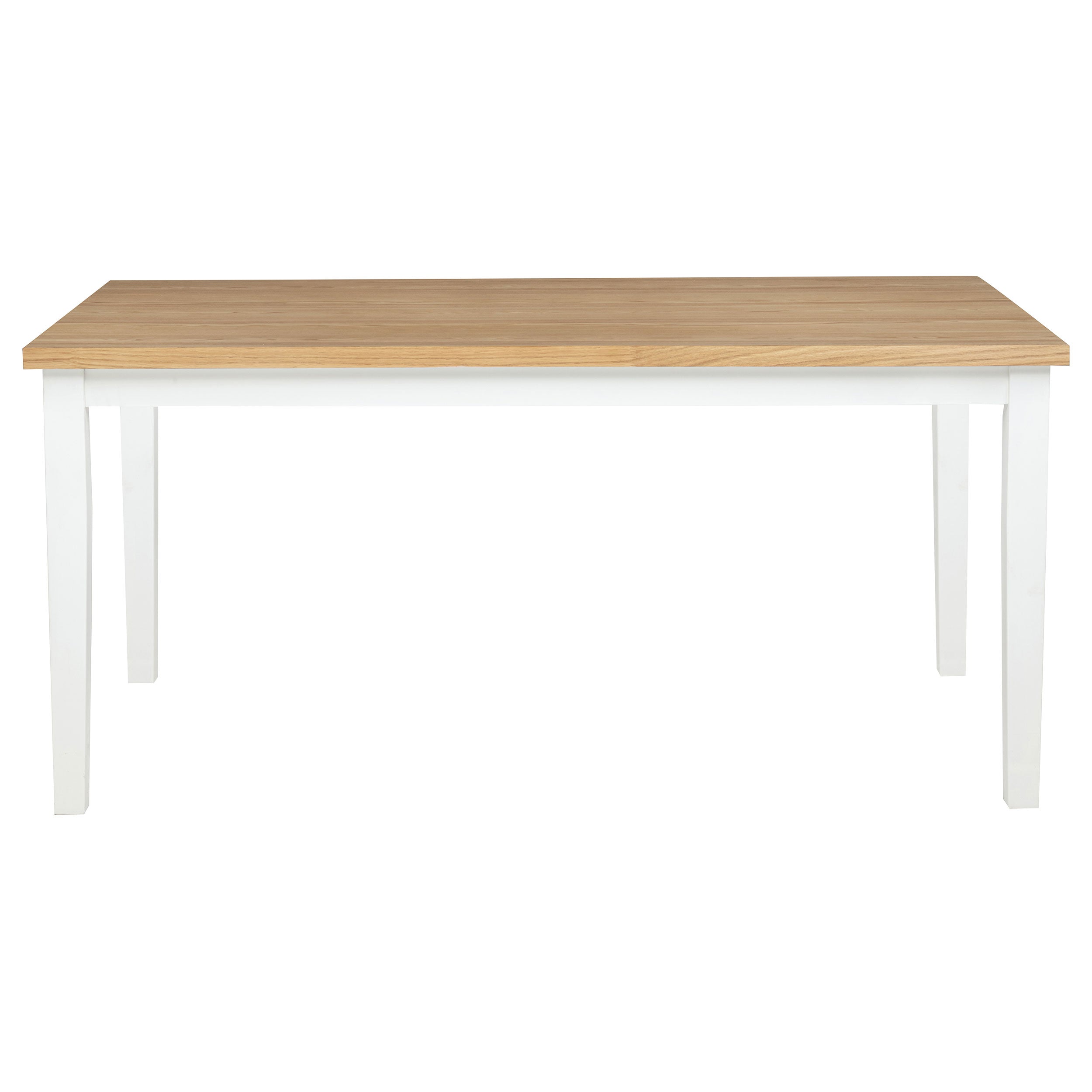 Andrews 7-piece Rectangular Dining Set Light Ash and White-