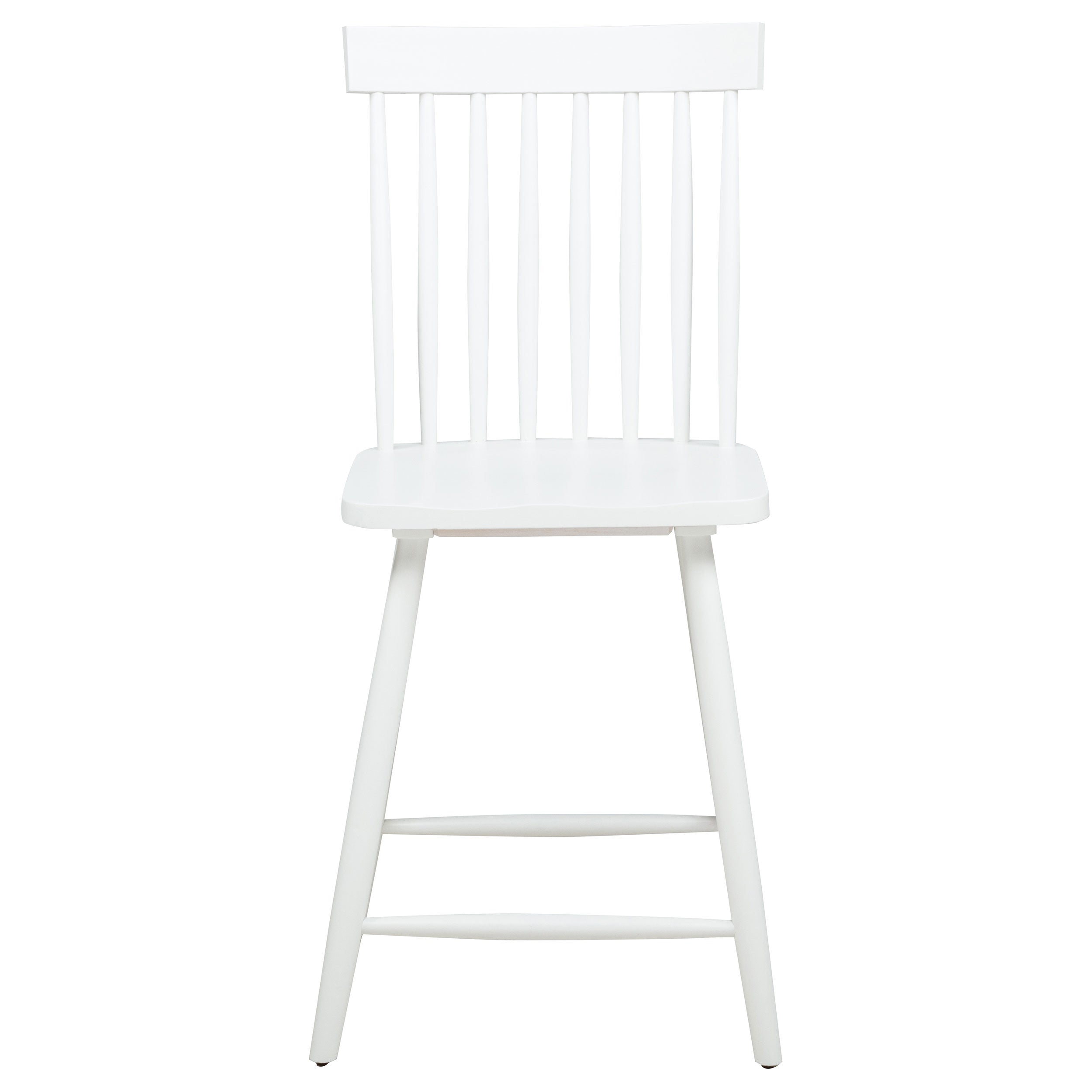 Andrews Windsor Counter Height Dining Side Chair White (Set of 2)-