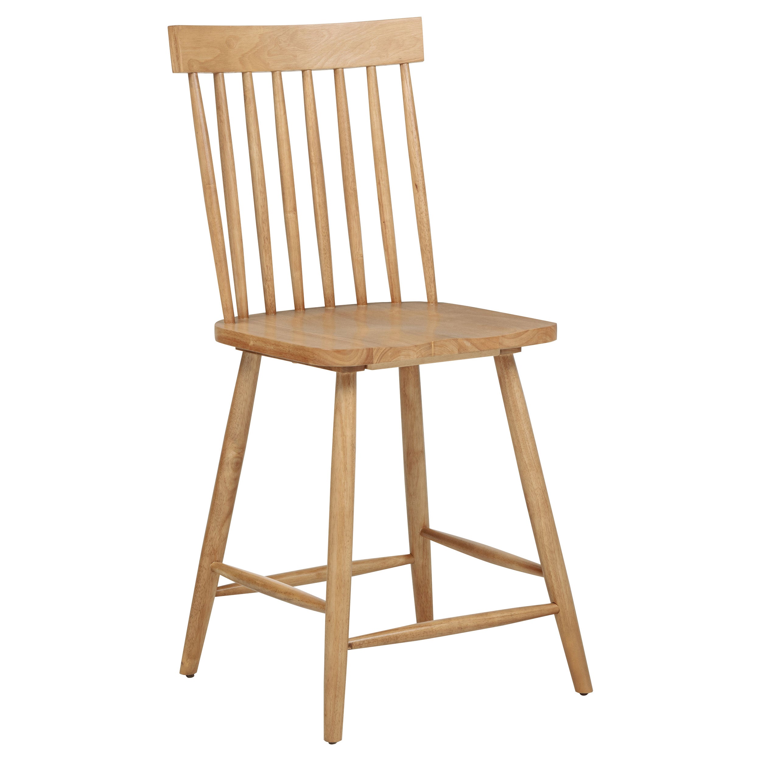 Andrews Windsor Counter Height Dining Side Chair Light Ash (Set of 2)-