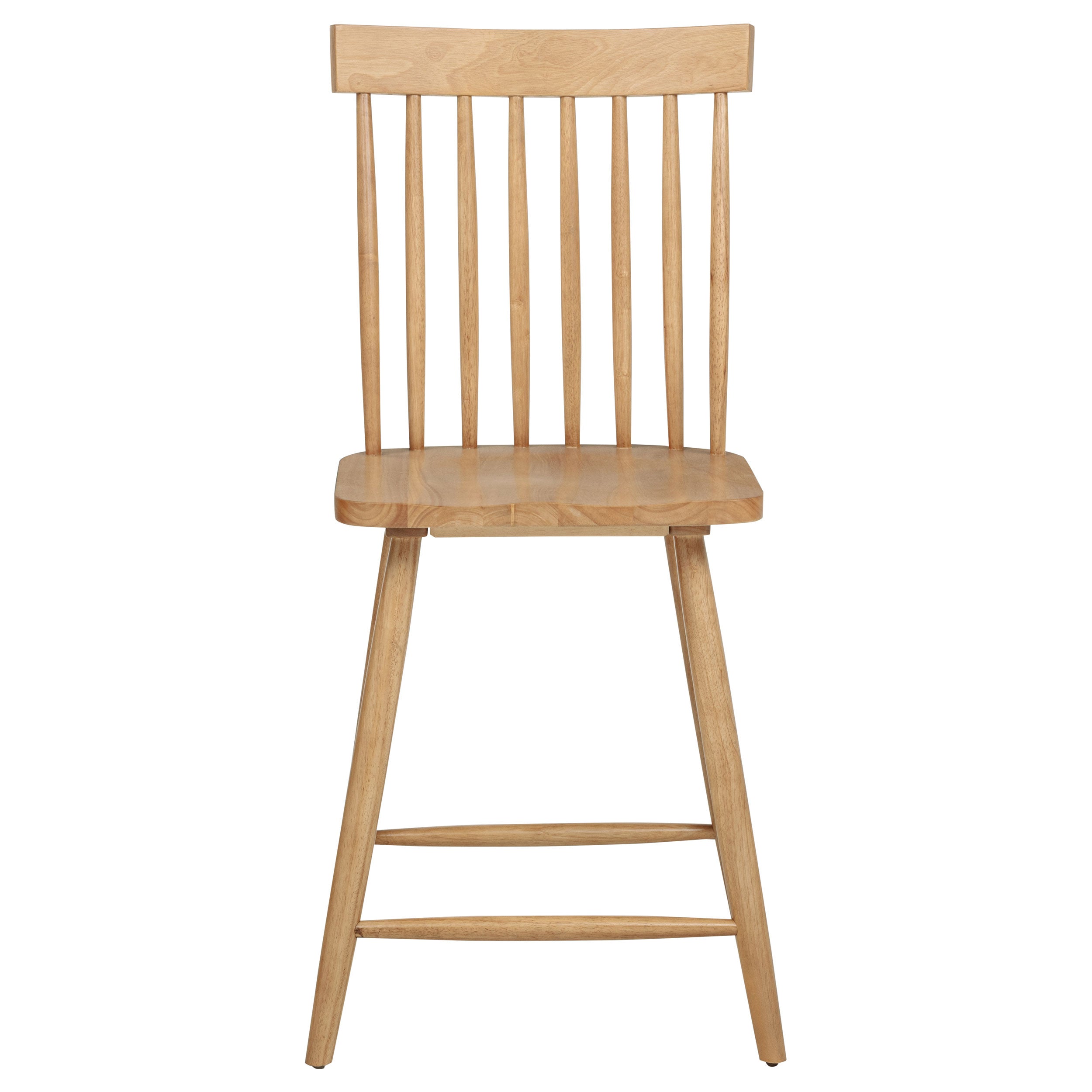 Andrews Windsor Counter Height Dining Side Chair Light Ash (Set of 2)-