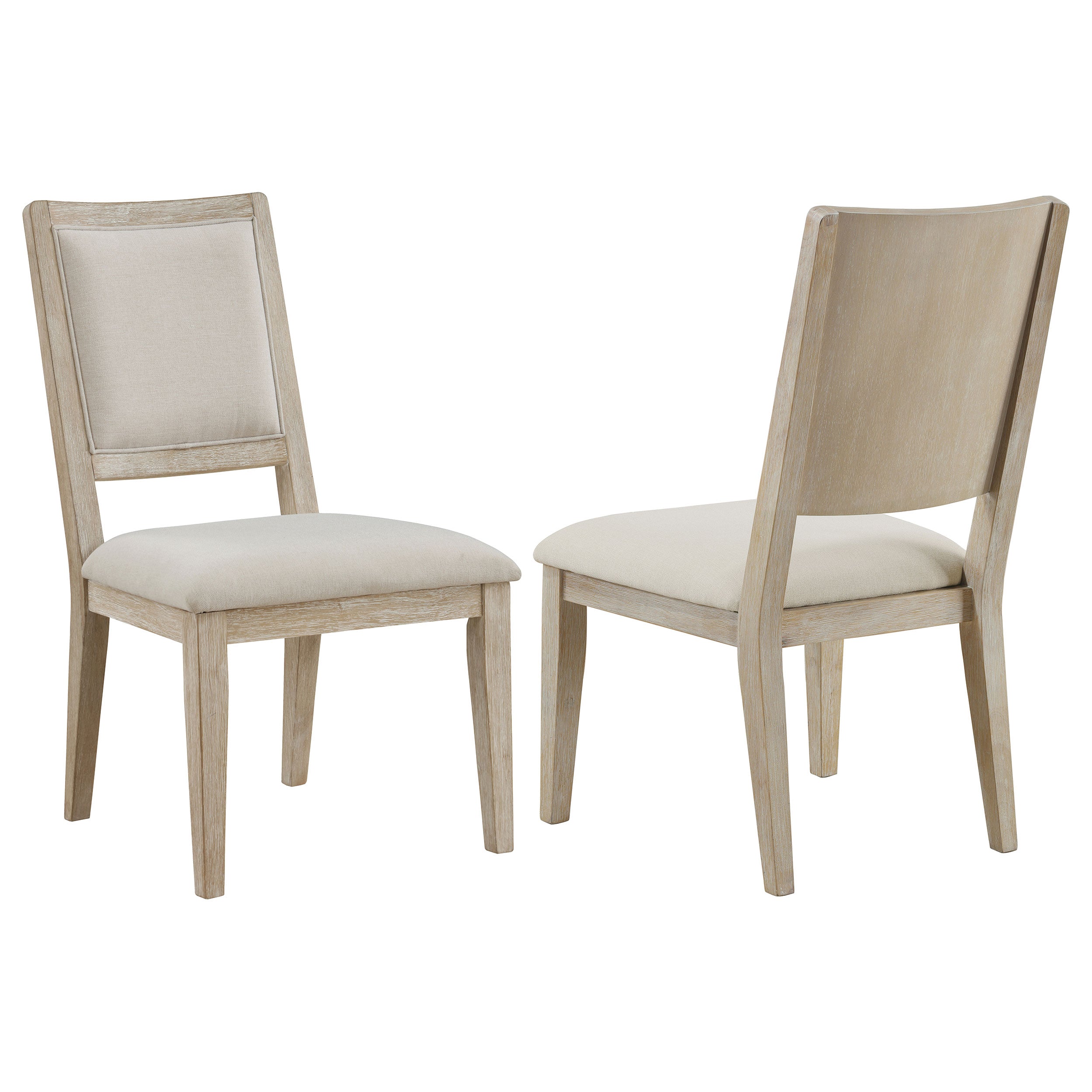 Trofello Cushioned Dining Side Chair White Washed (Set of 2)-