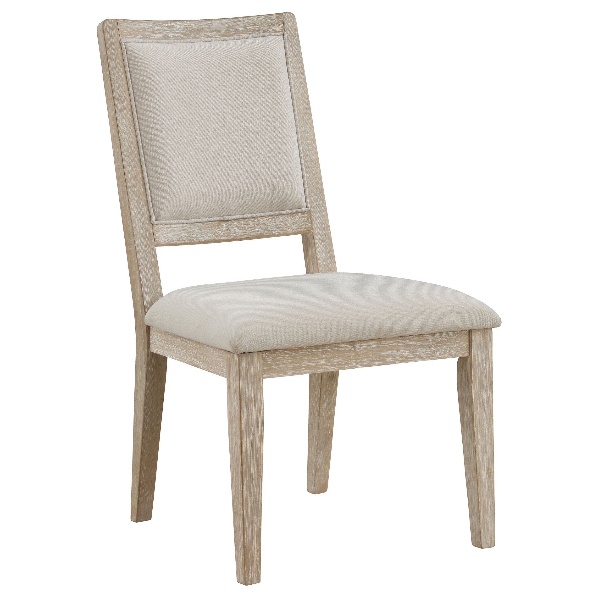 Trofello Cushioned Dining Side Chair White Washed (Set of 2)-