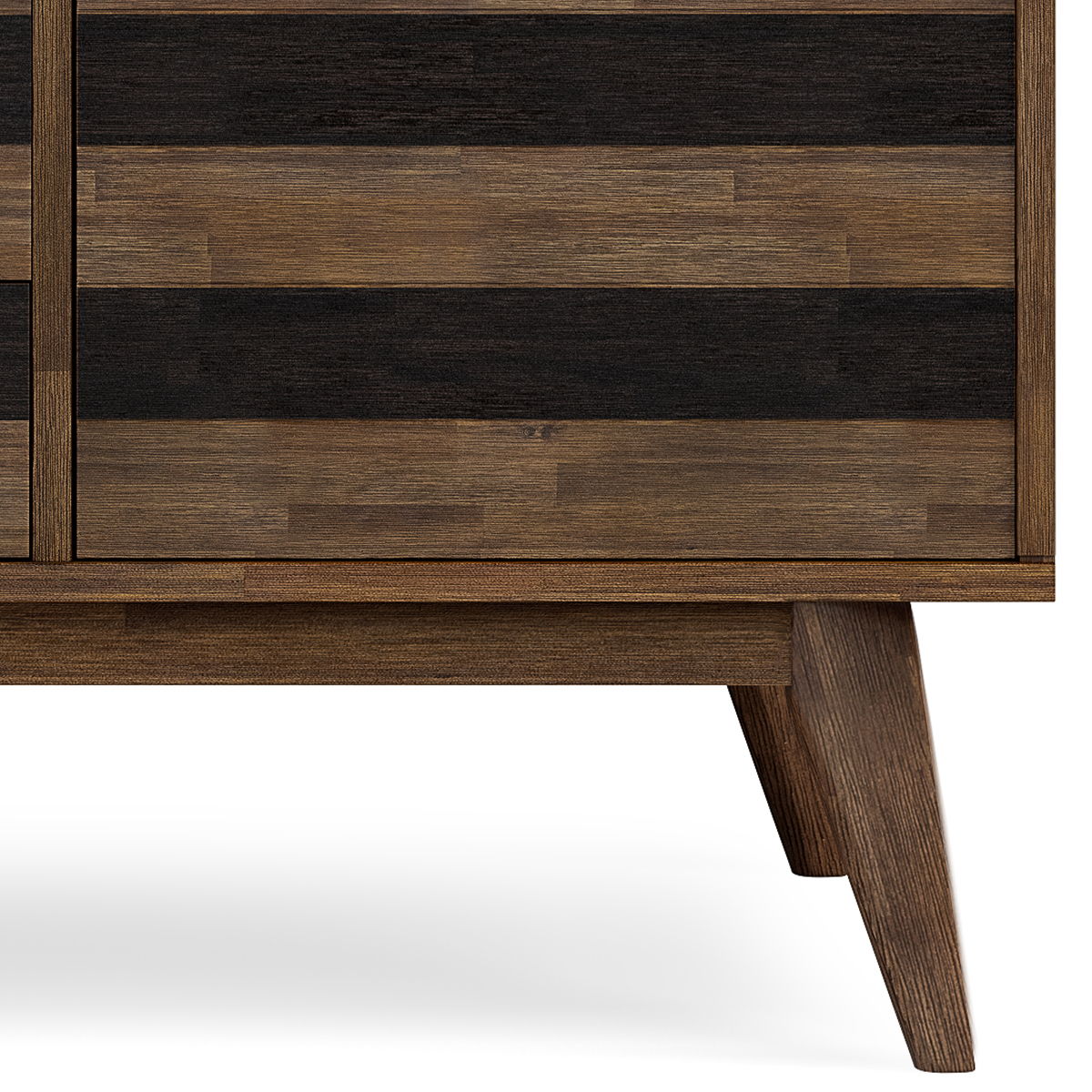 Clarkson - Sideboard Buffet - Rustic Natural Aged Brown - Best Buy Furniture