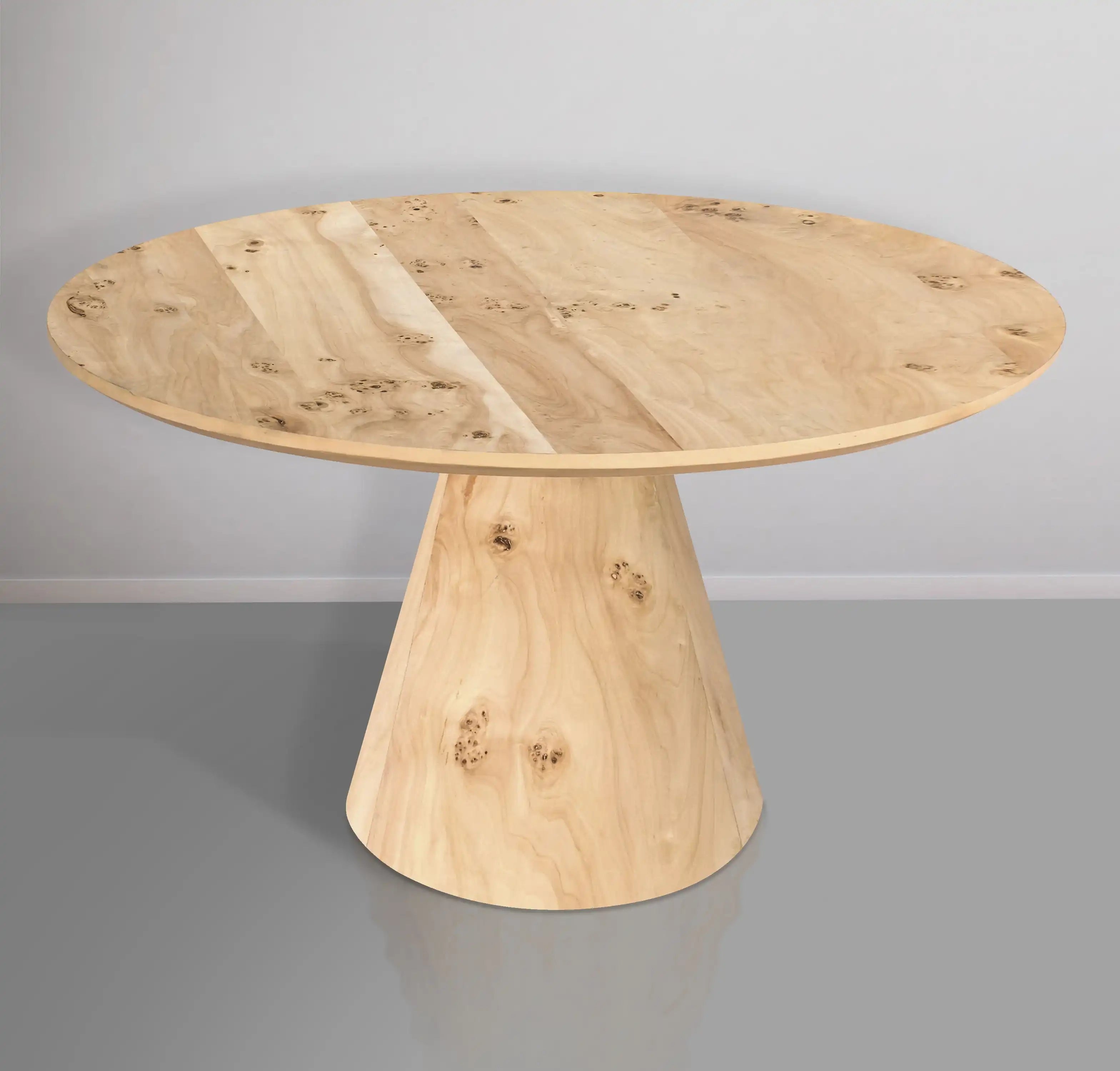 Linette - Dining Table - Burl Wood