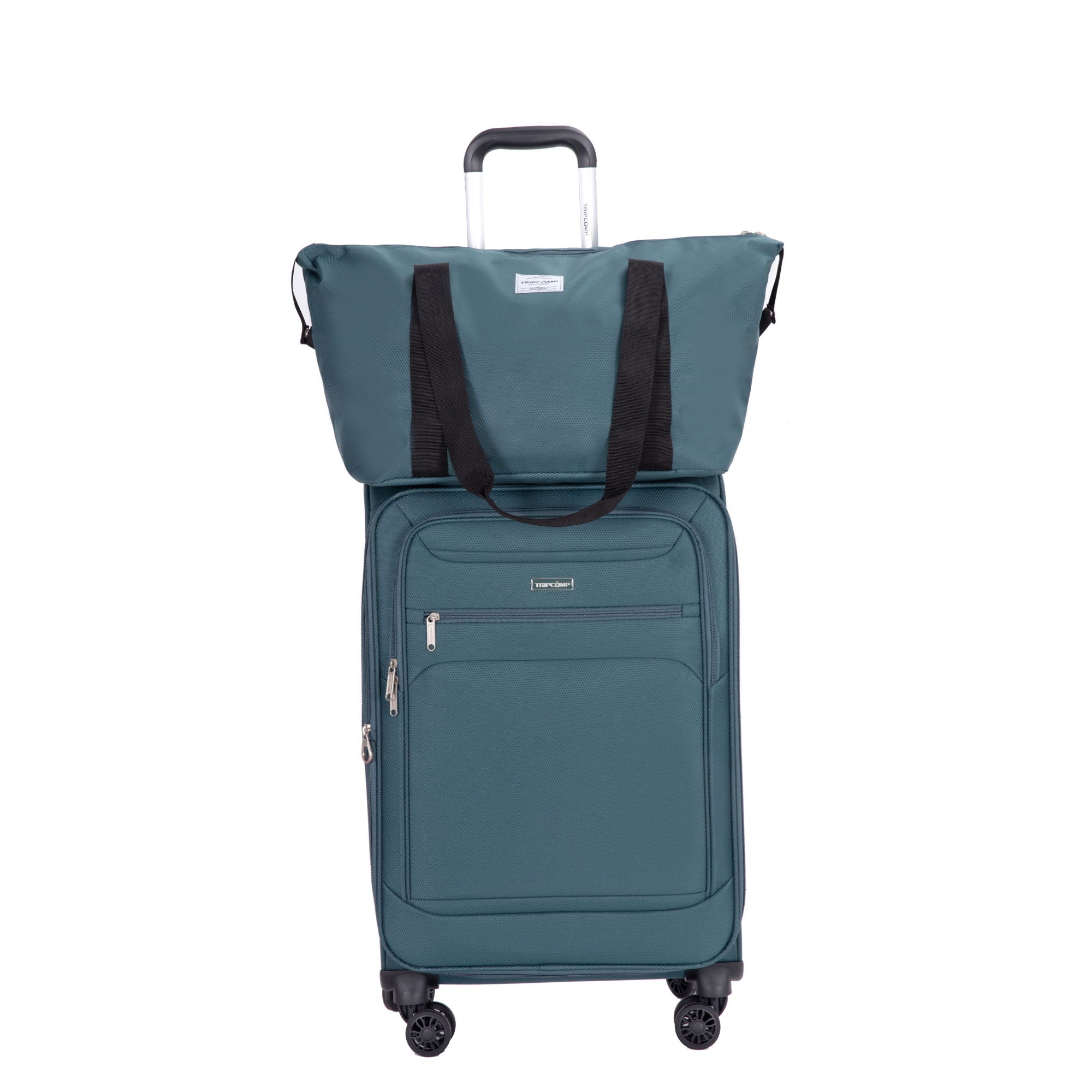 3 Piece Luggage Sets, Softshell Suitcase Spinner Wheels
