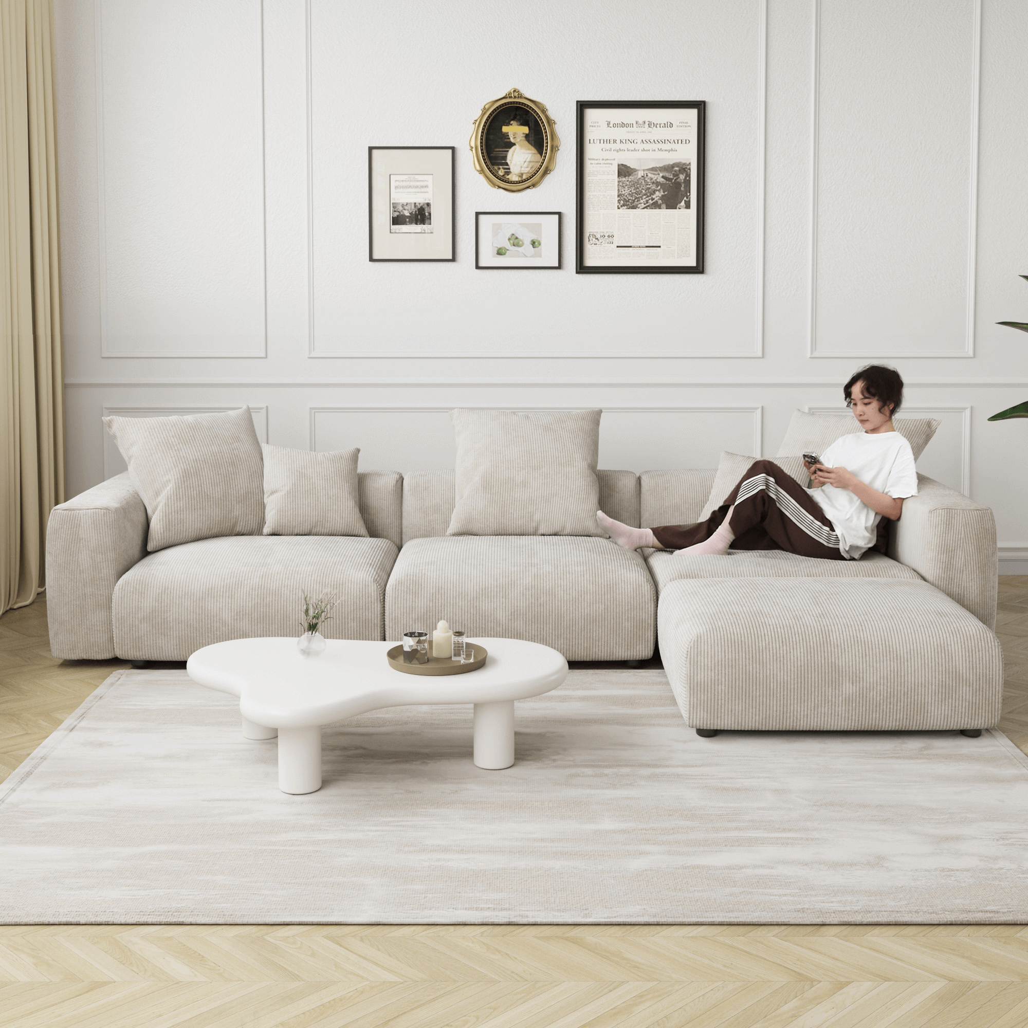 ModLuxe Modern Modular Sectional