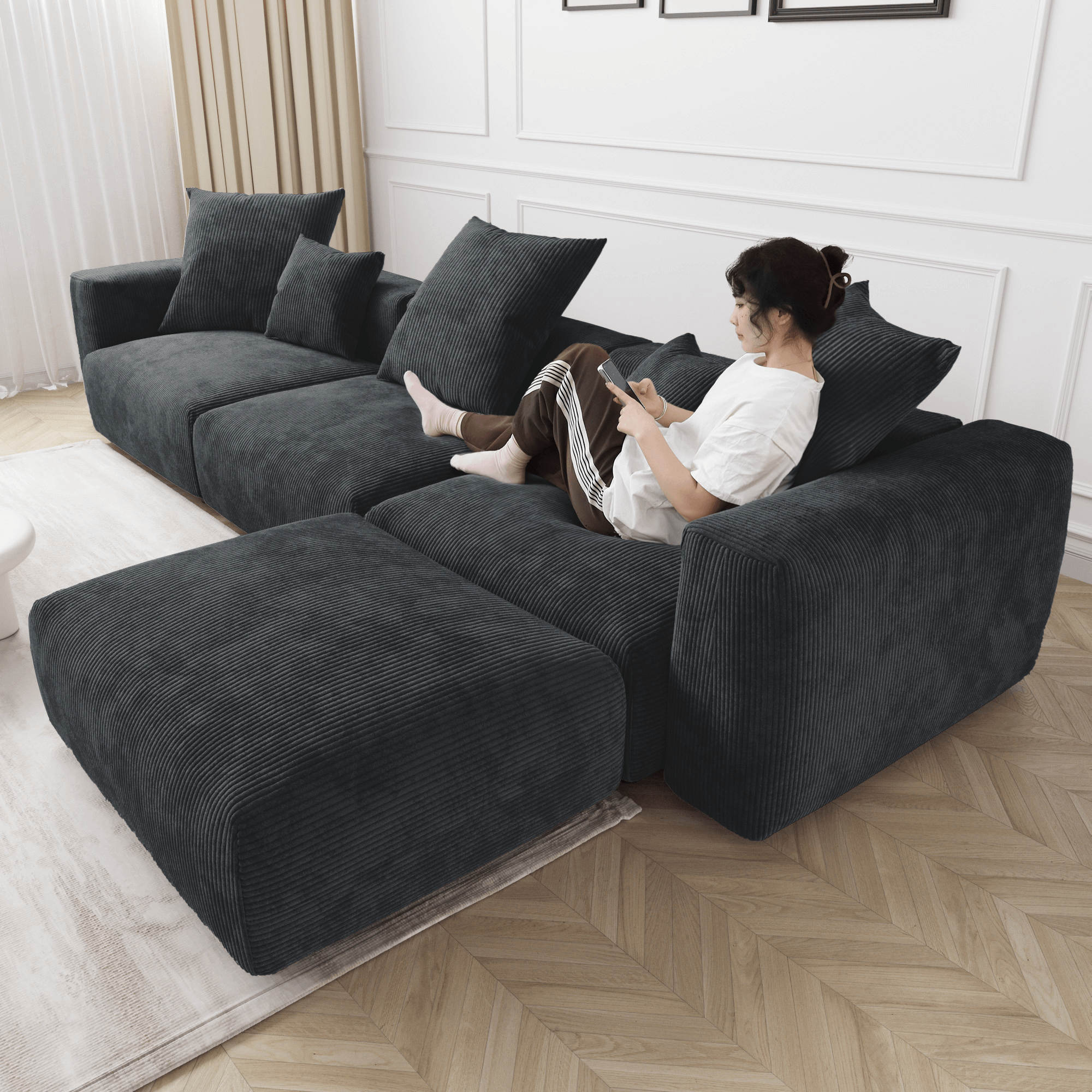 ModLuxe Modern Modular Sectional