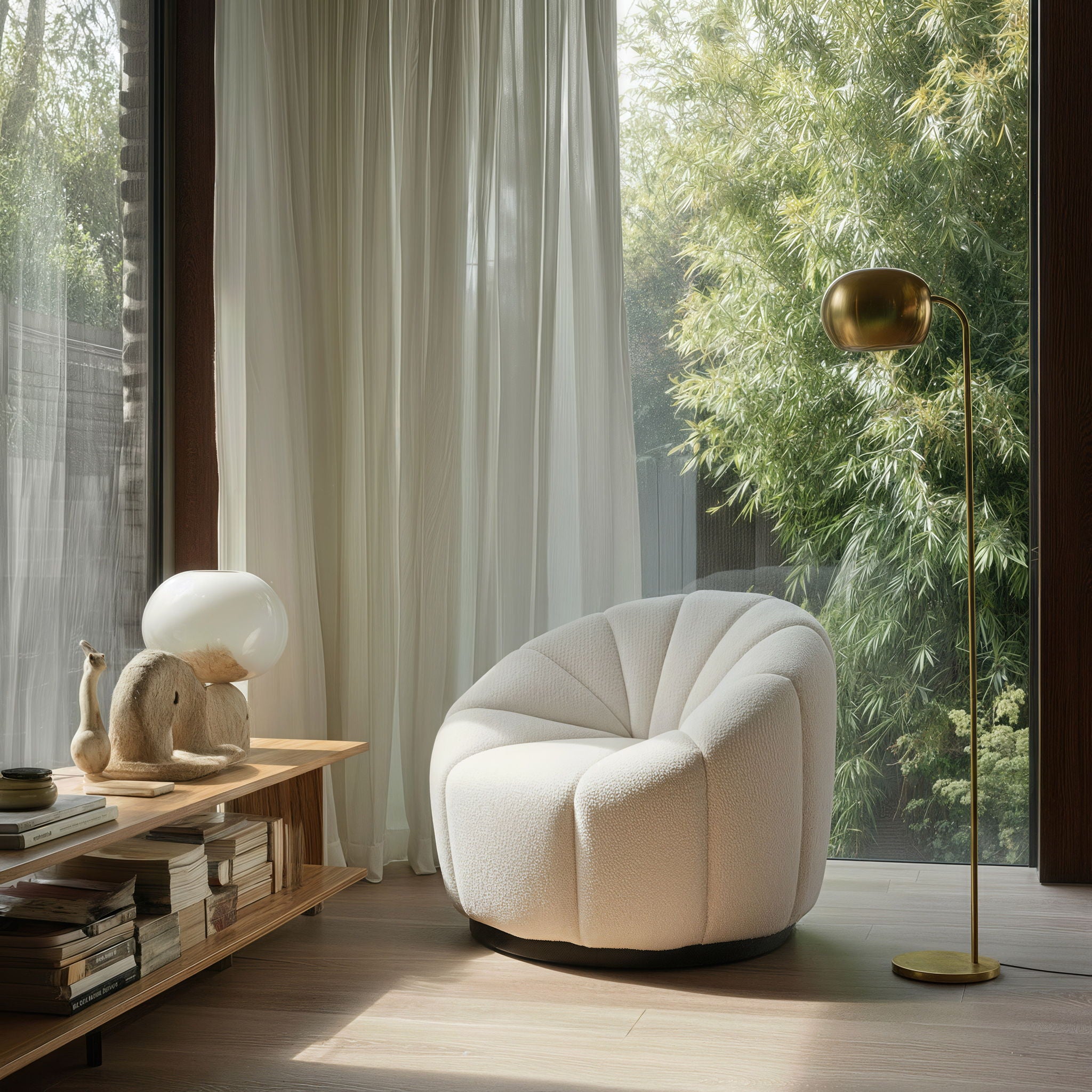 Bhutan - Accent Chair - White