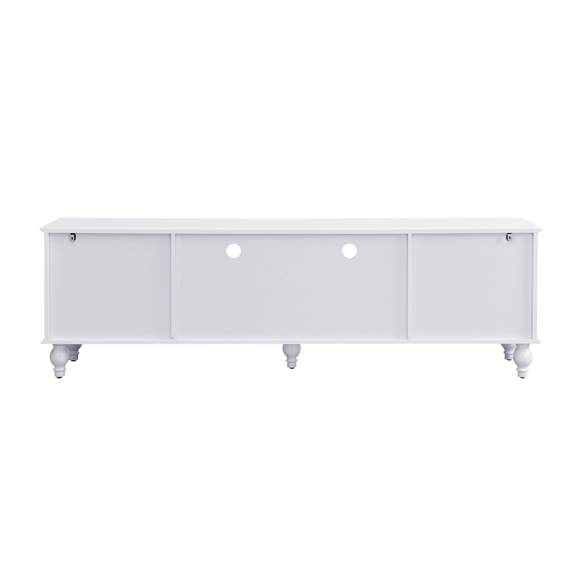 TV Stand For TVs Up To 80", Entertainment Center With Open Compartment