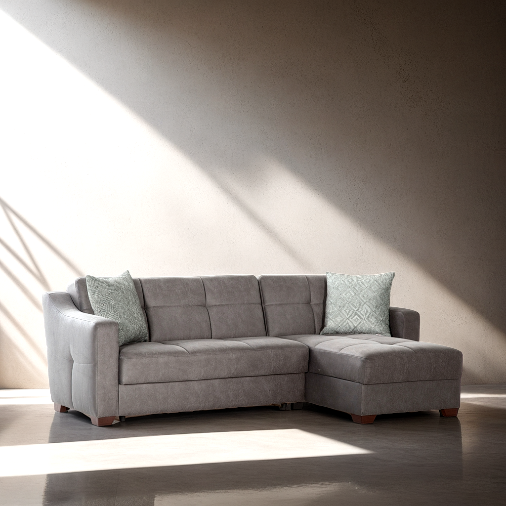 TAHOE Convertible Sectional Sofa with Reversible Chaise & Storage – 102” Wide, Modern & Space-Saving