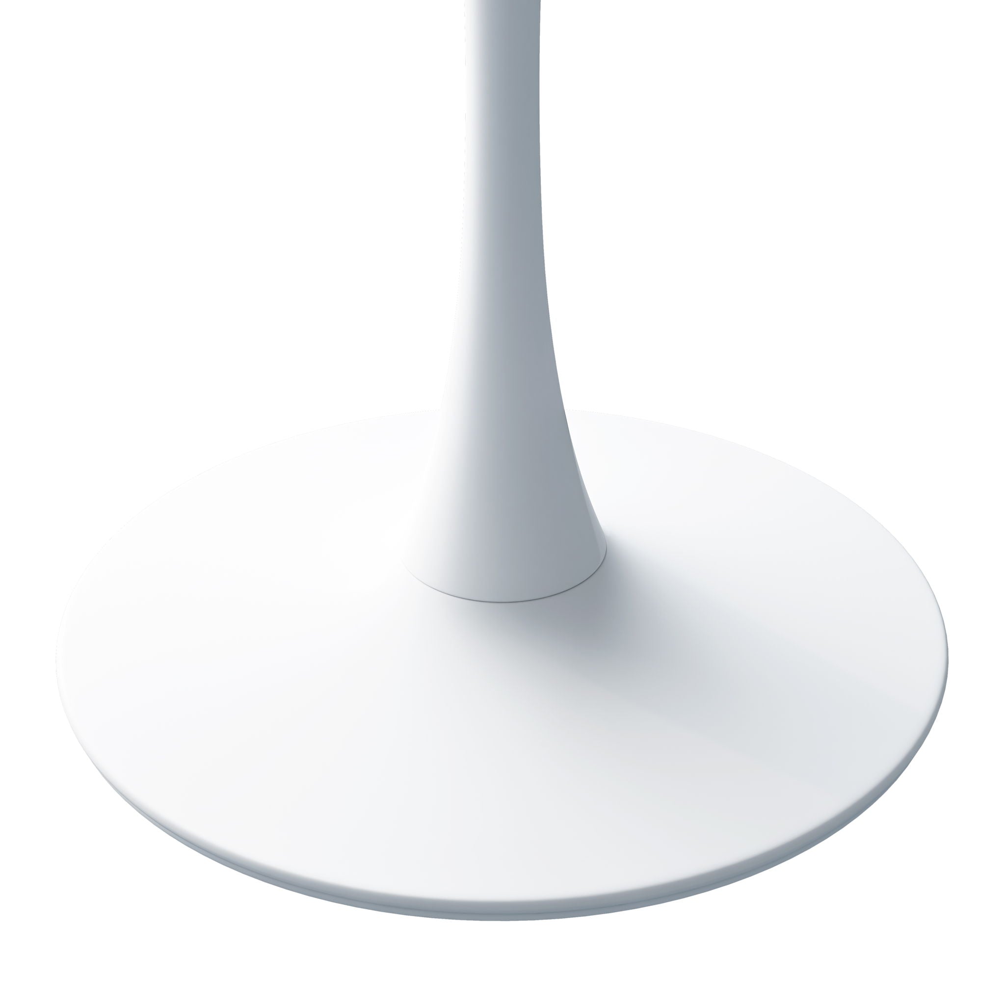 Hexagonal Coffee Table With Printed Marble Top And Base - White Marble