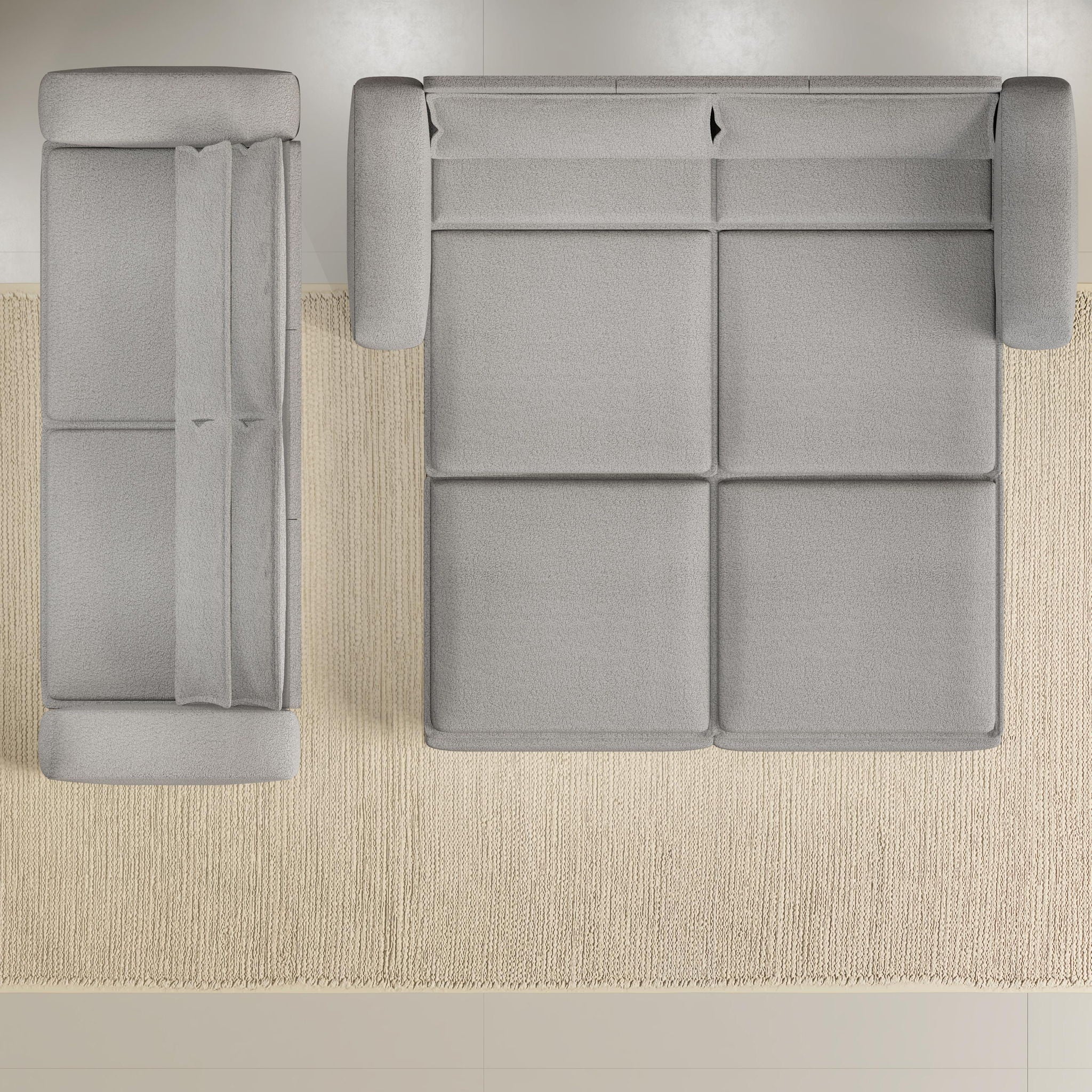 Sleeper Pull Out Sofa Bed, 3 In 1 Convertible Chaise Lounge